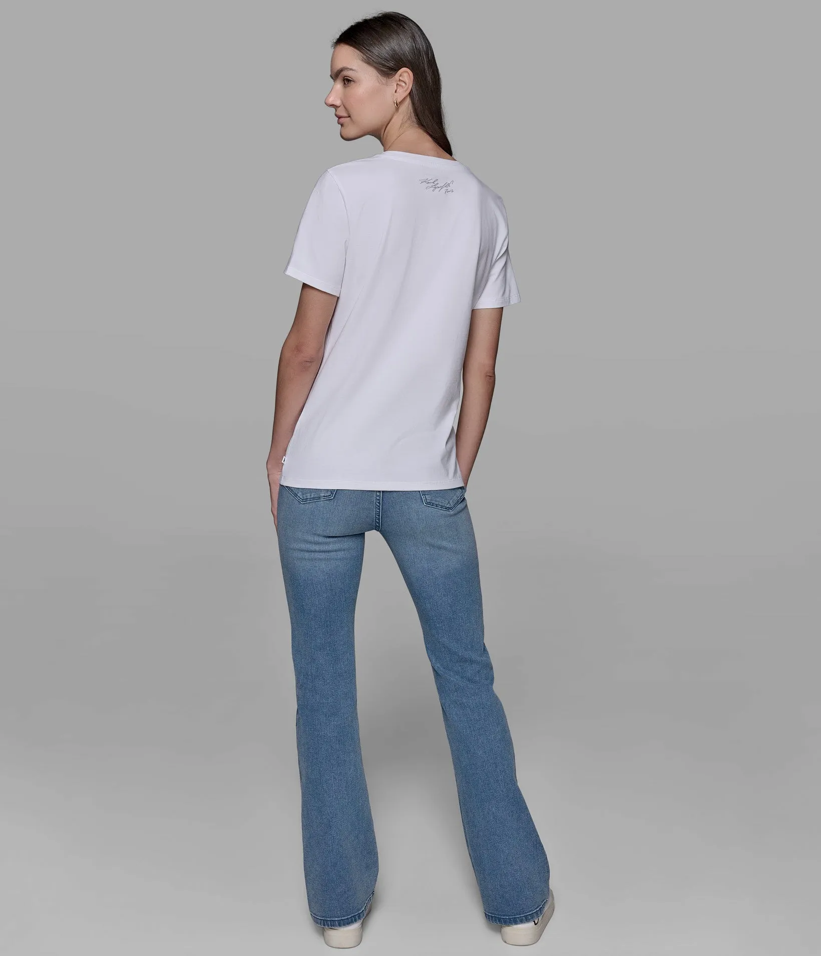 FASHION LIBRARY LOGO TEE sold by Karl Lagerfeld Paris product image thumbnail 2