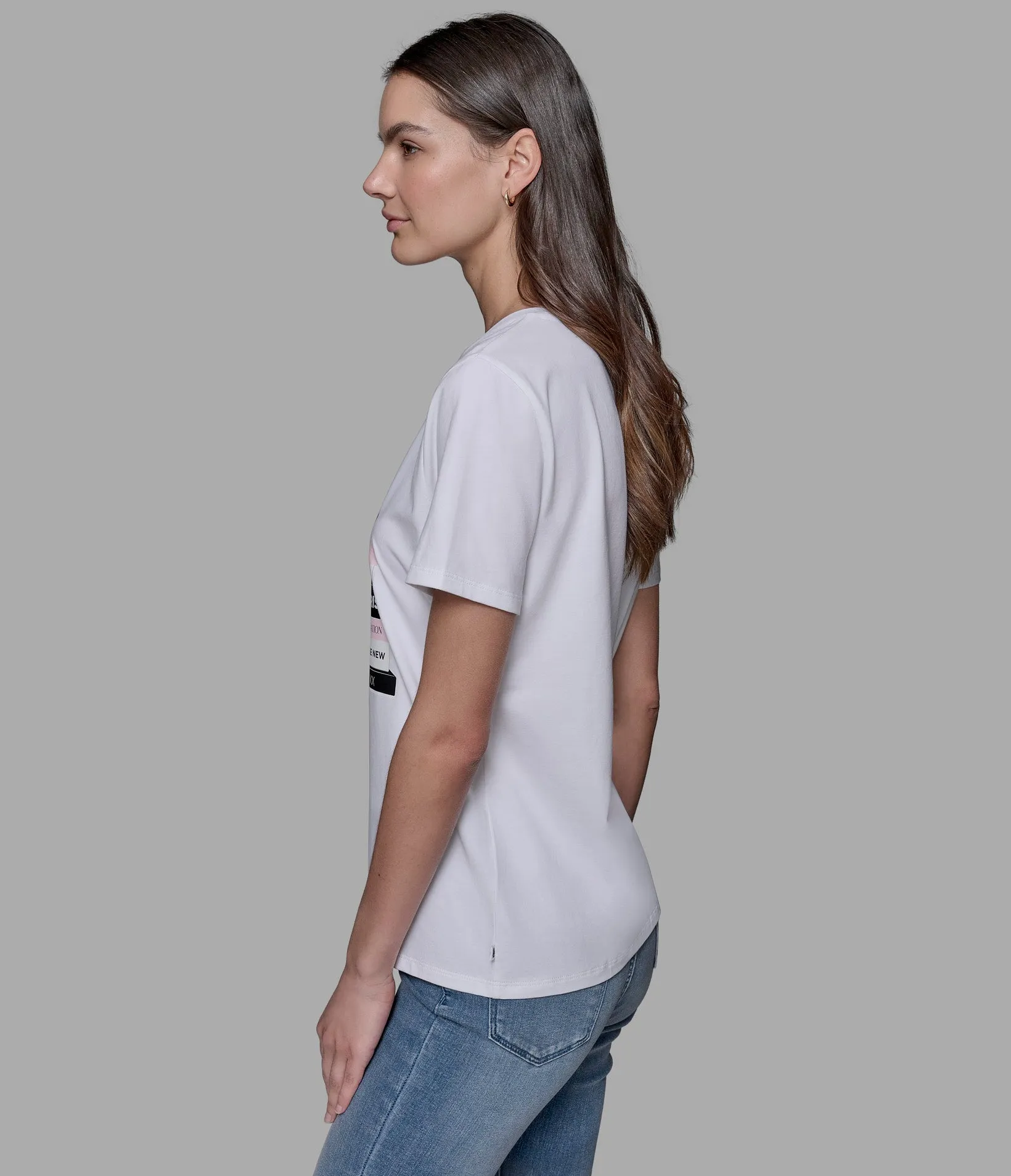 FASHION LIBRARY LOGO TEE sold by Karl Lagerfeld Paris product image thumbnail 4