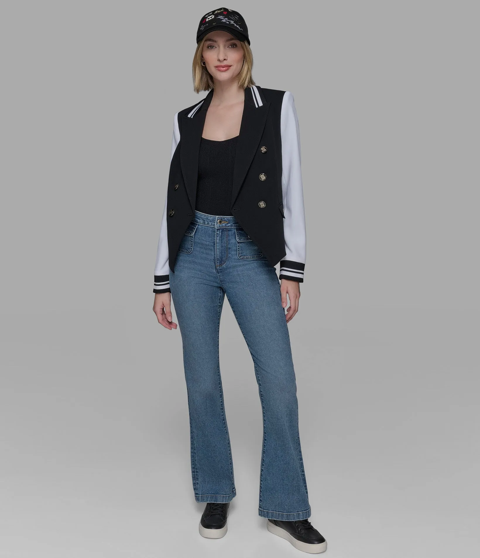 VARSITY BLAZER JACKET sold by Karl Lagerfeld Paris product image thumbnail 4
