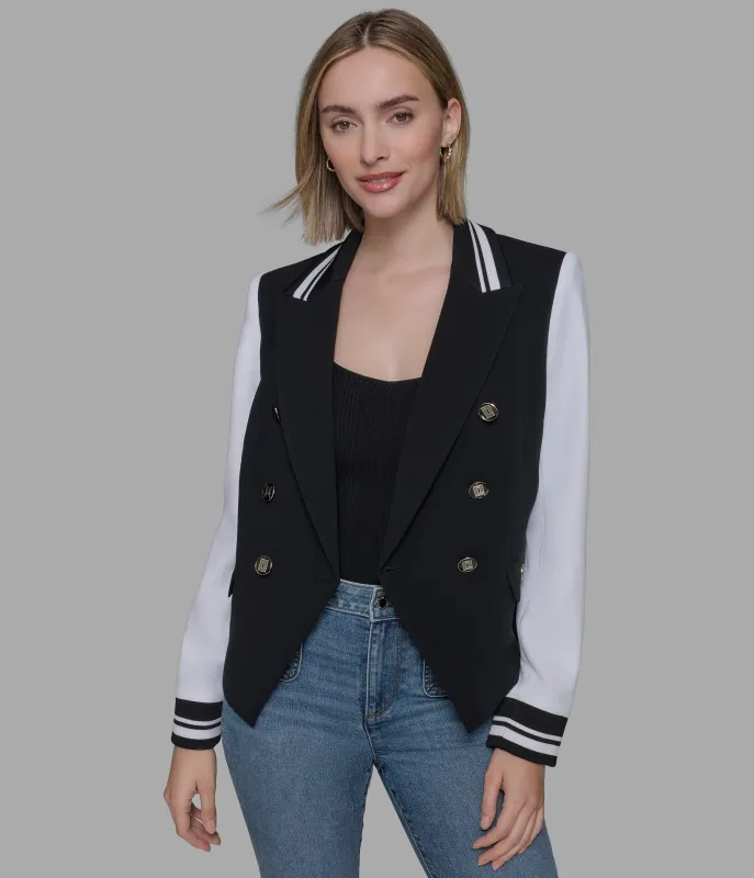 VARSITY BLAZER JACKET sold by Karl Lagerfeld Paris