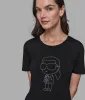 TONAL KARL SPARKLE LOGO TEE sold by Karl Lagerfeld Paris