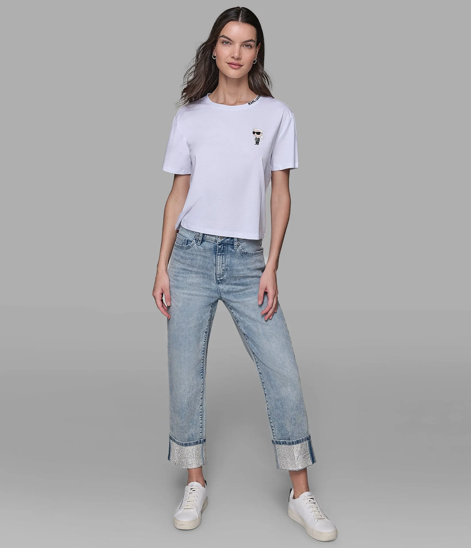 MINI KARL LOGO TEE sold by Karl Lagerfeld Paris product image thumbnail 3