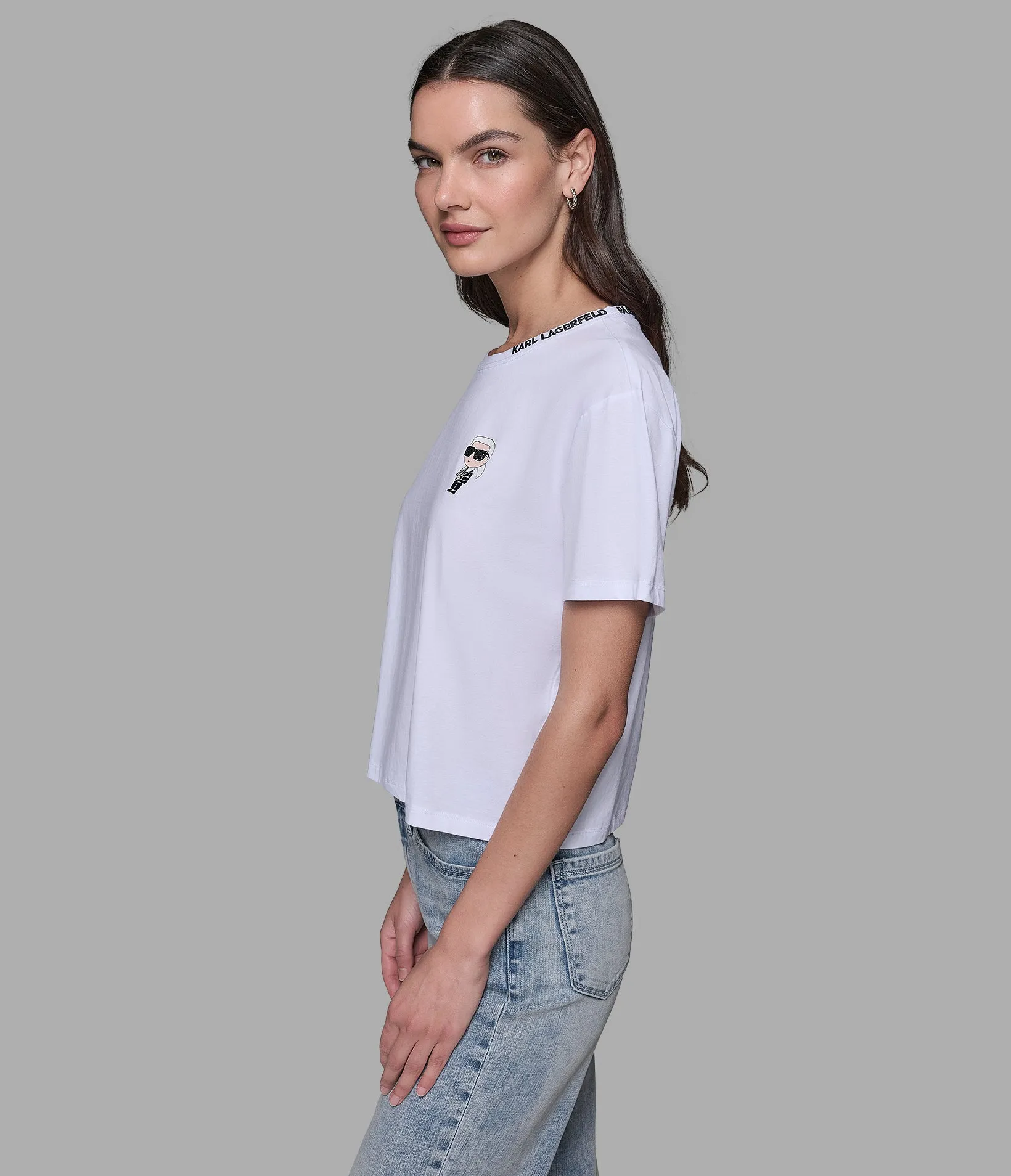 MINI KARL LOGO TEE sold by Karl Lagerfeld Paris product image thumbnail 4