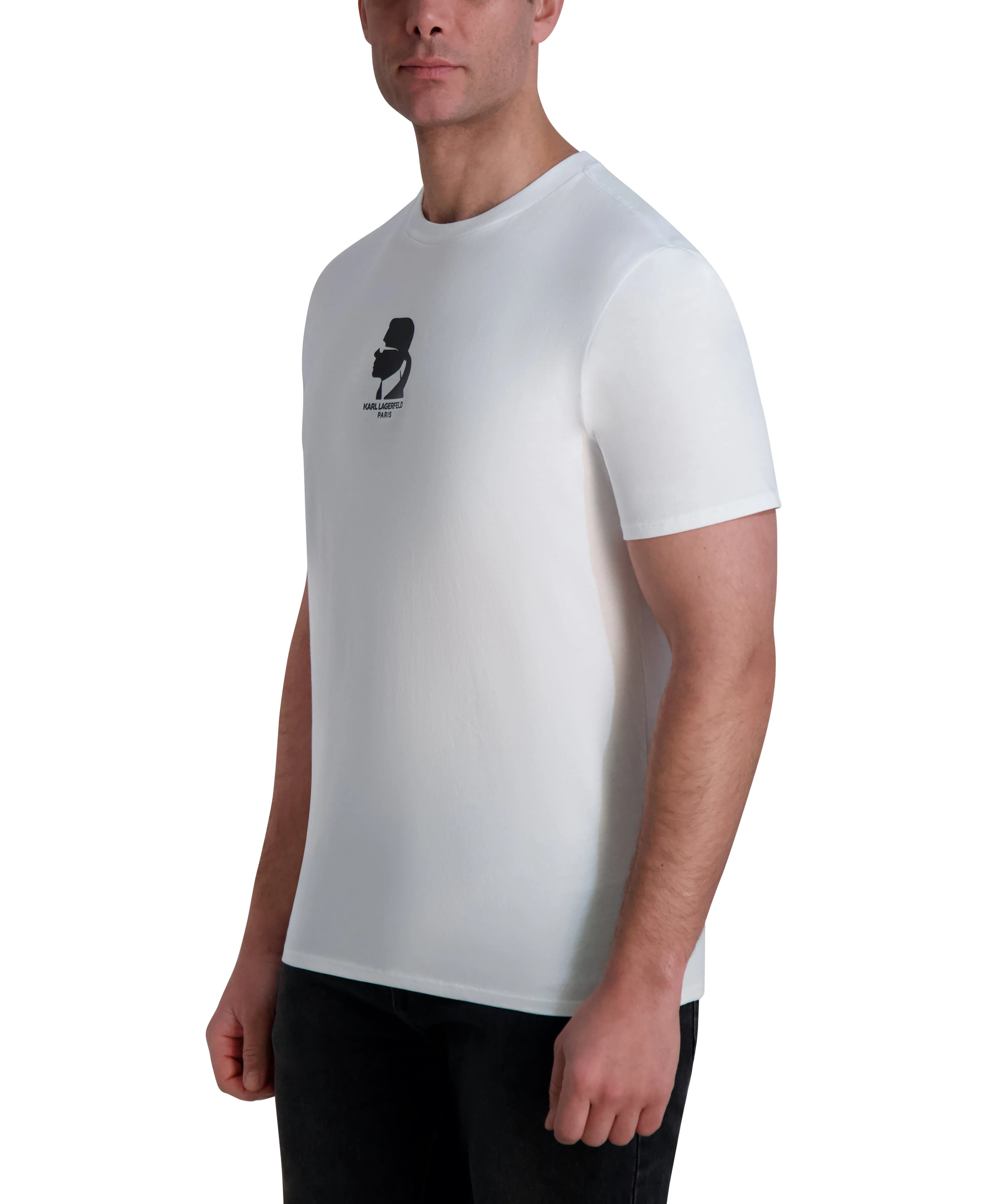 KARL SILHOUETTE LOGO TEE sold by Karl Lagerfeld Paris product image thumbnail 3