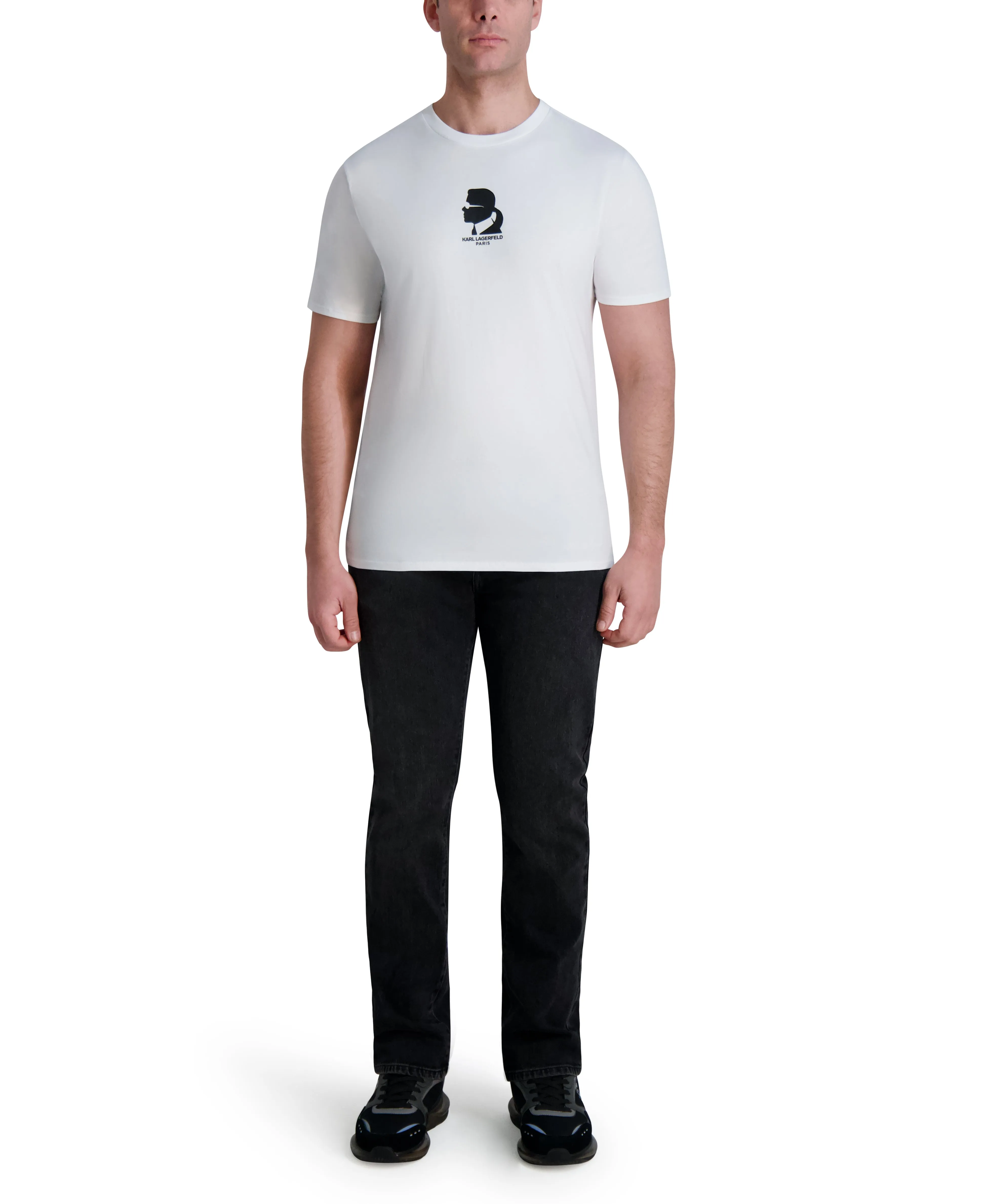 KARL SILHOUETTE LOGO TEE sold by Karl Lagerfeld Paris product image thumbnail 4