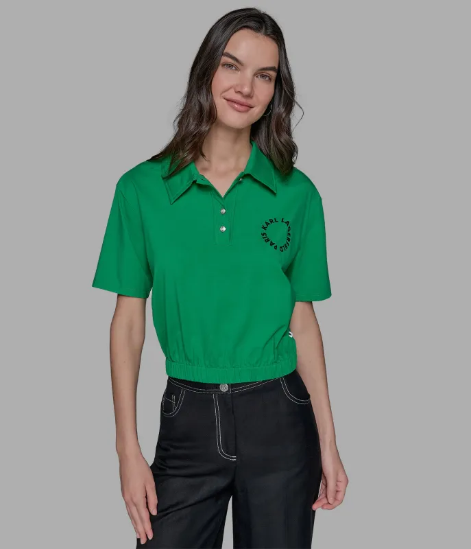 CROPPED POLO sold by Karl Lagerfeld Paris