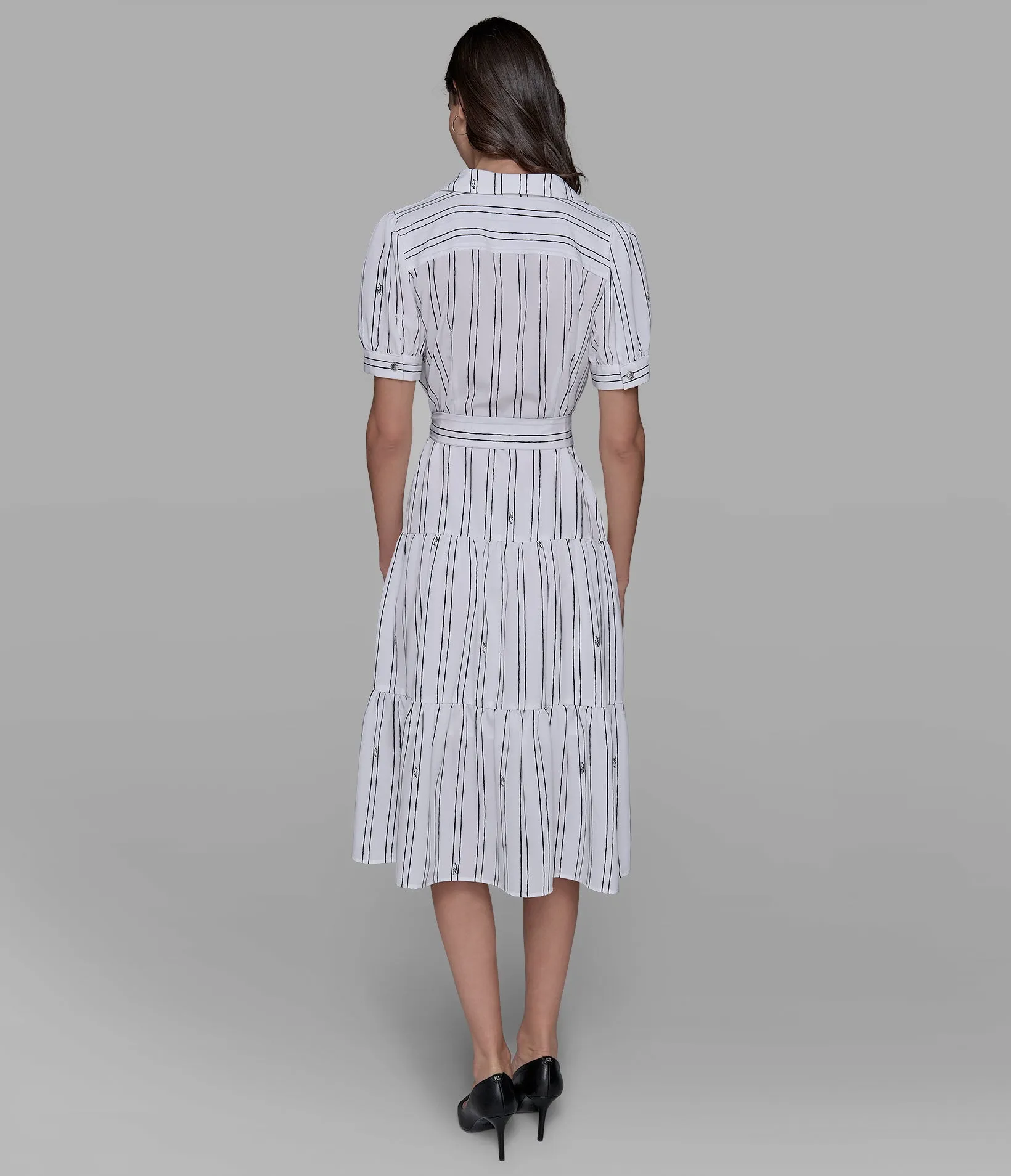TIERED SHIRT DRESS sold by Karl Lagerfeld Paris product image thumbnail 2