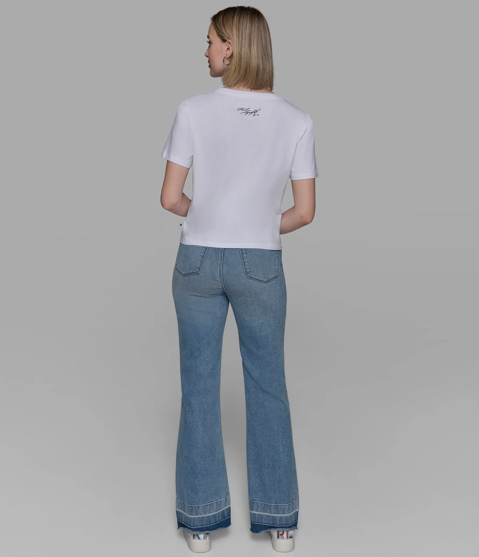 RUE LAGERFELD DUO LOGO TEE sold by Karl Lagerfeld Paris product image thumbnail 2