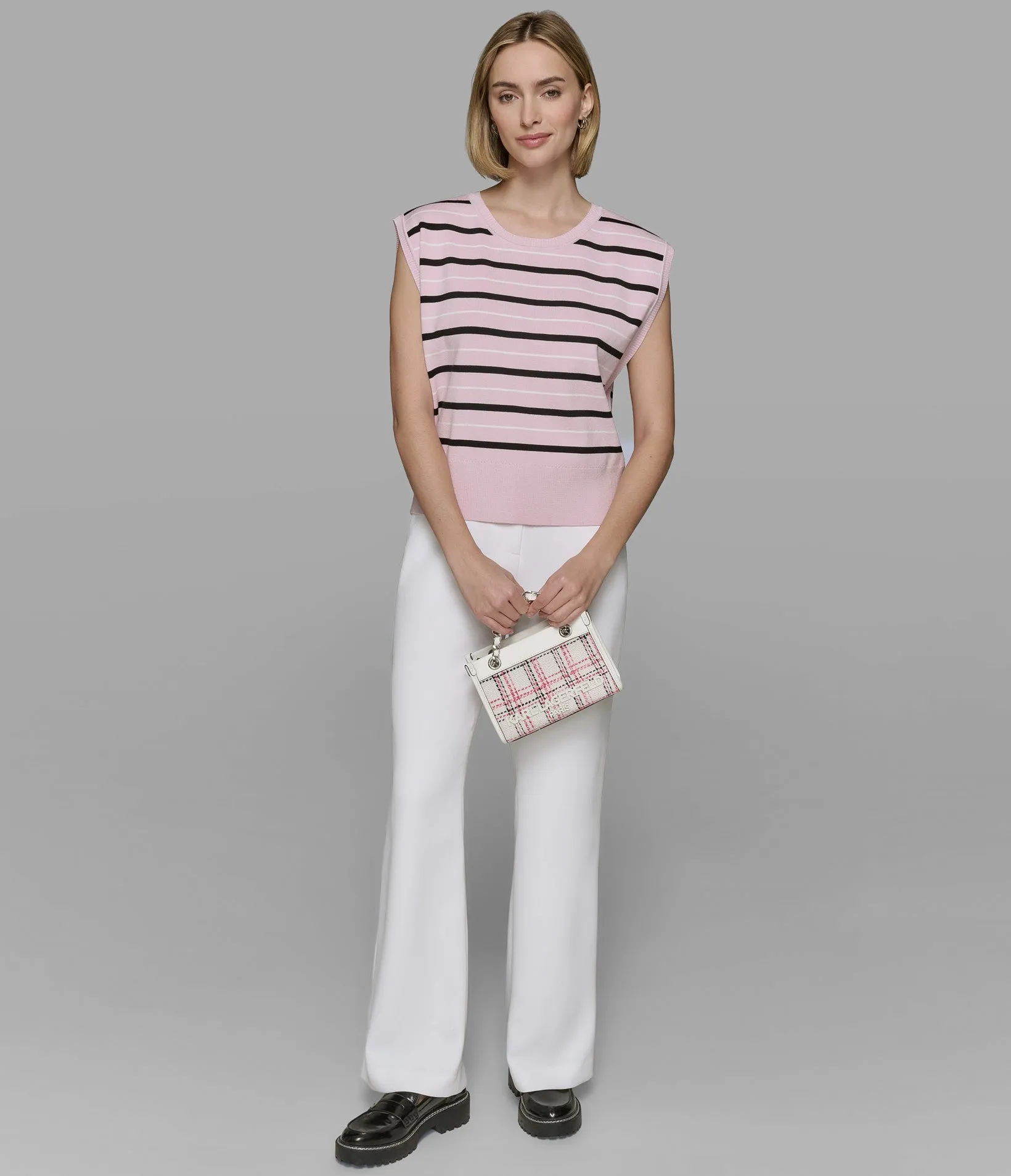STRIPED SWEATER VEST sold by Karl Lagerfeld Paris product image thumbnail 5