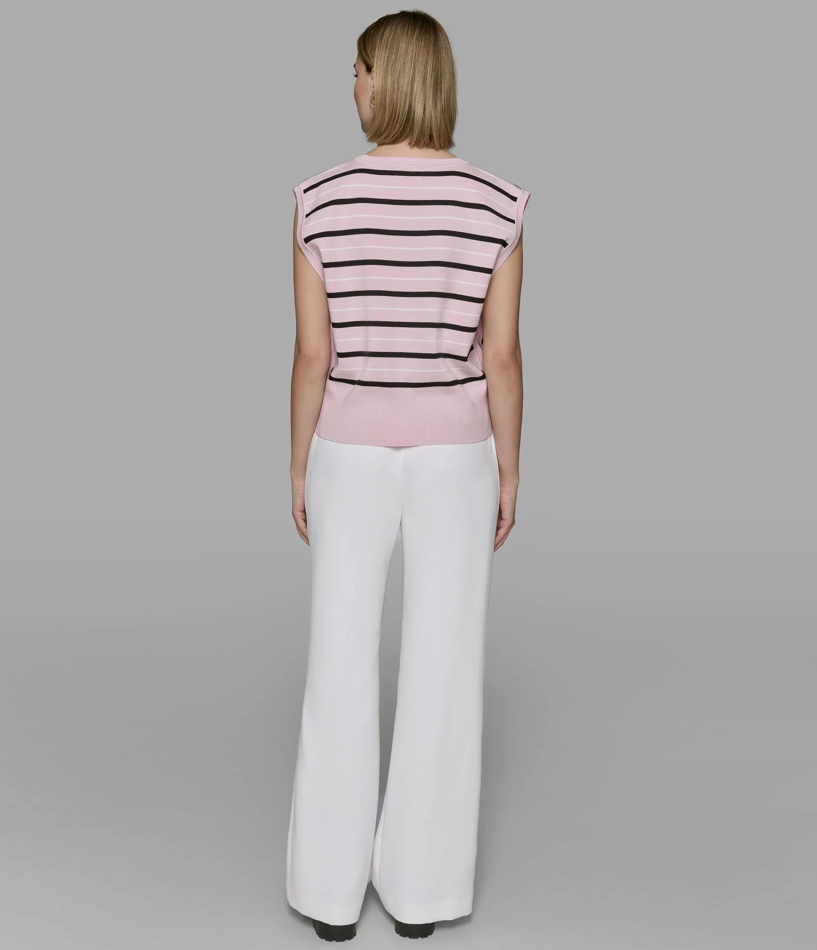 STRIPED SWEATER VEST sold by Karl Lagerfeld Paris product image thumbnail 2