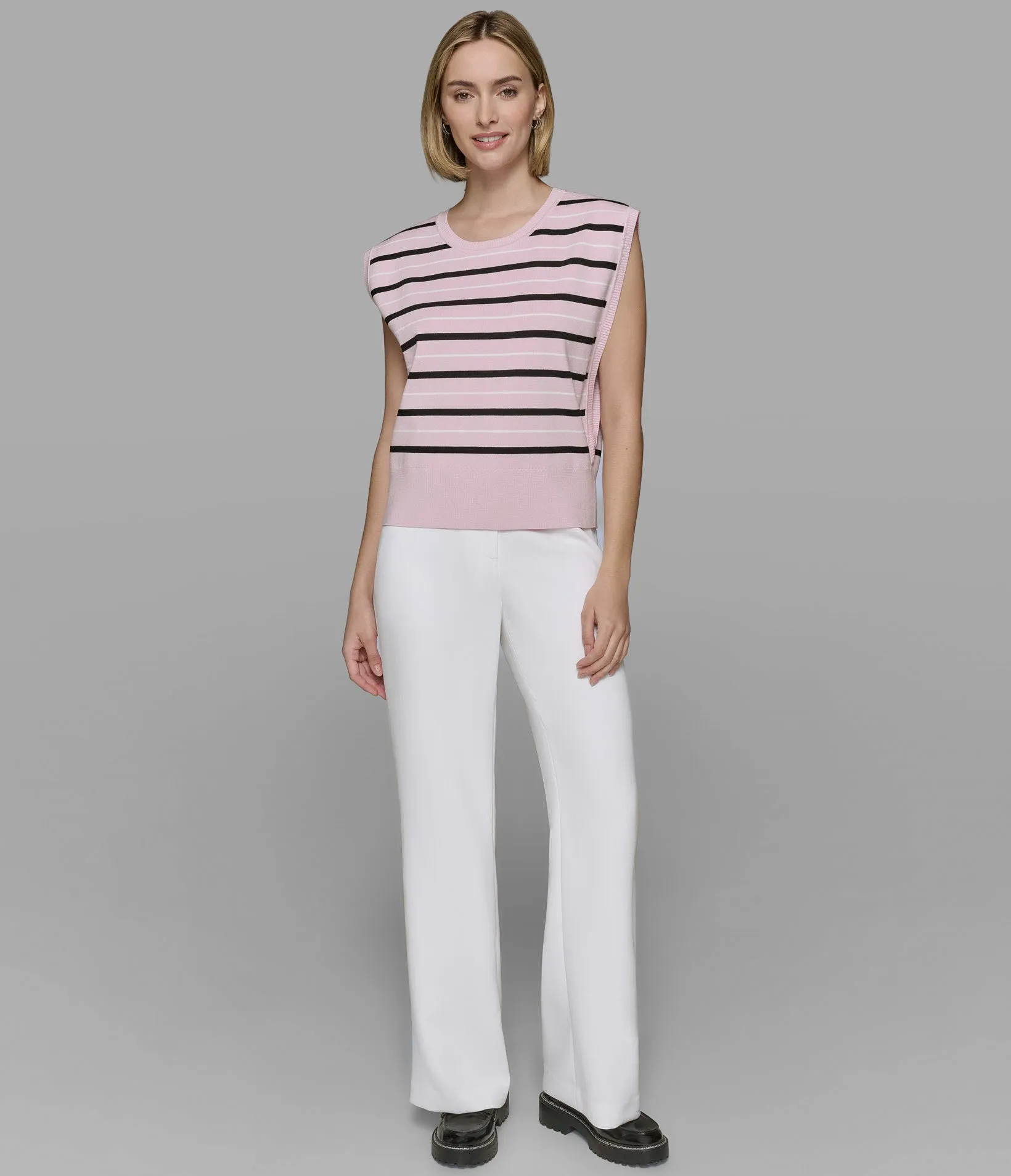 STRIPED SWEATER VEST sold by Karl Lagerfeld Paris product image thumbnail 4