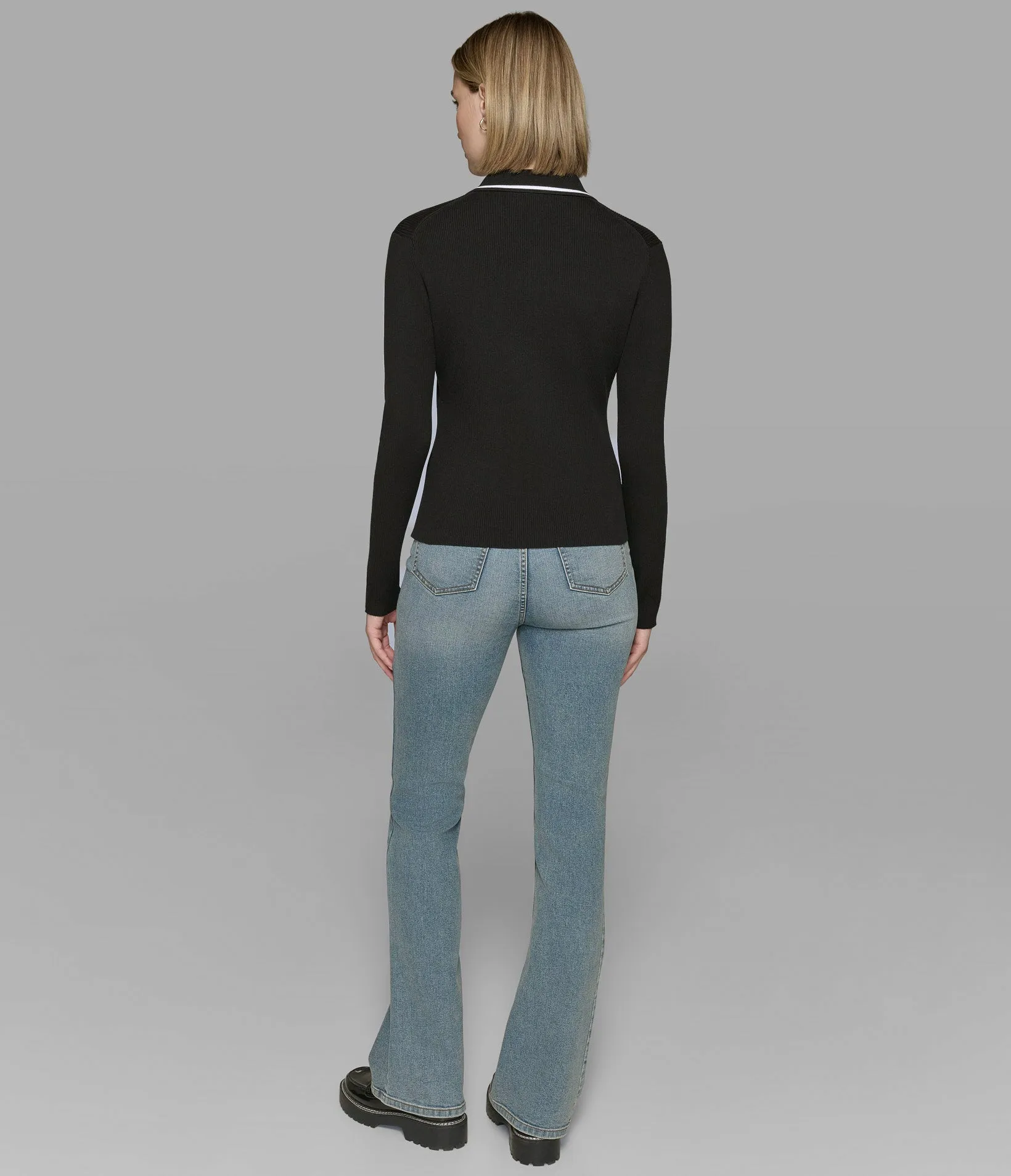 LADY CARDIGAN WITH PIPING sold by Karl Lagerfeld Paris product image thumbnail 2