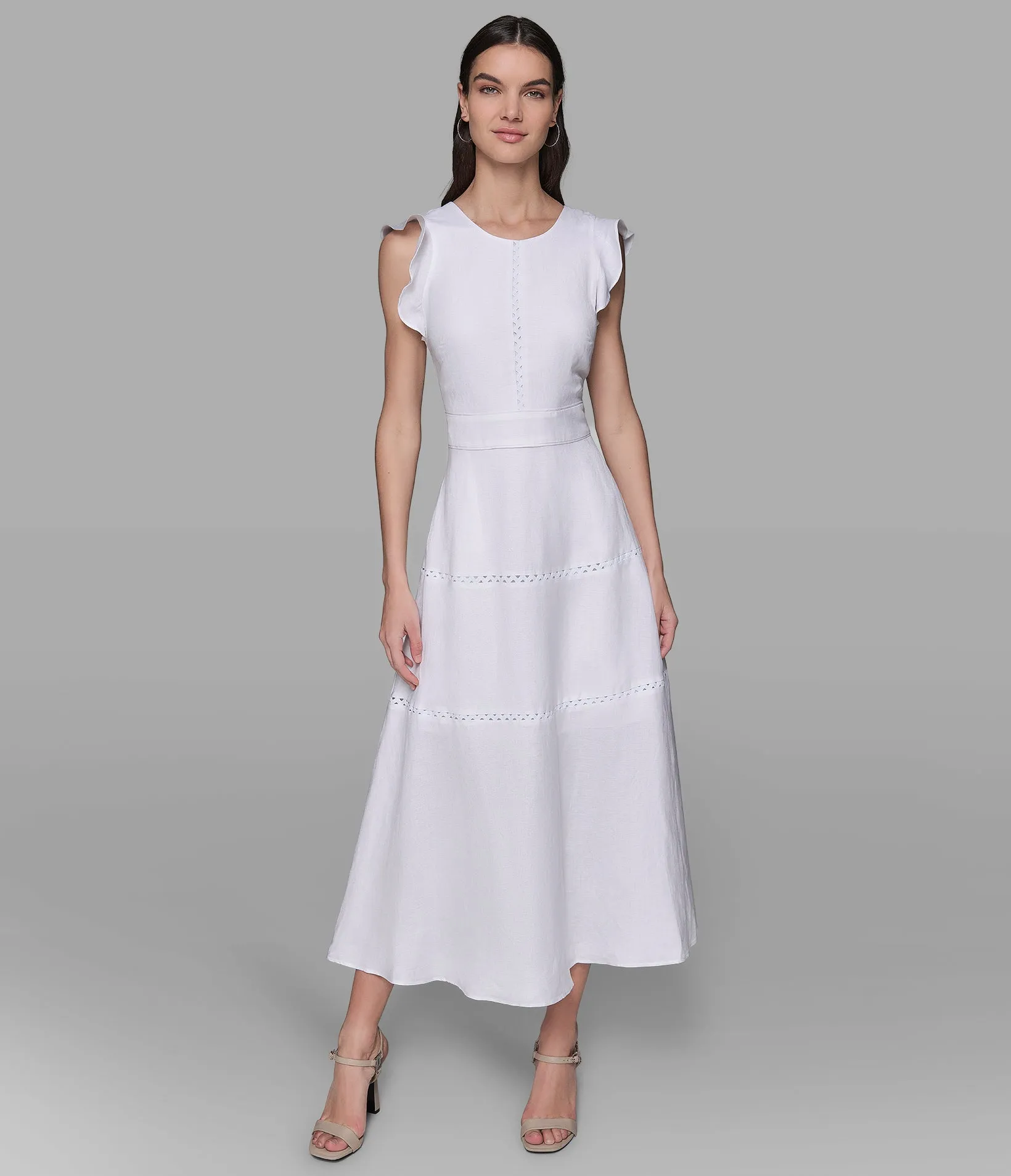 SCALLOPED MAXI DRESS sold by Karl Lagerfeld Paris