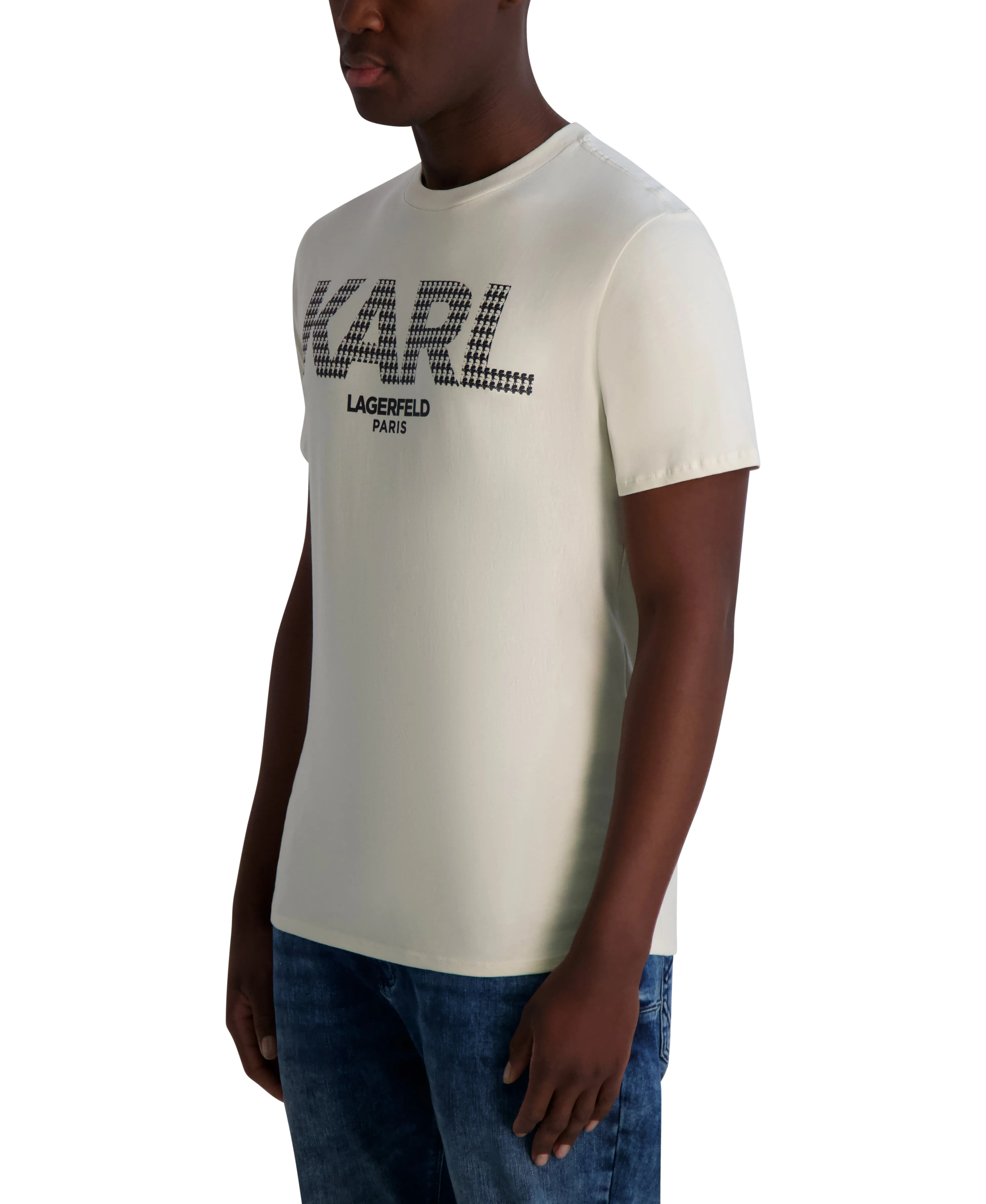 COLOR BLOCKED LOGO TEE sold by Karl Lagerfeld Paris product image thumbnail 3