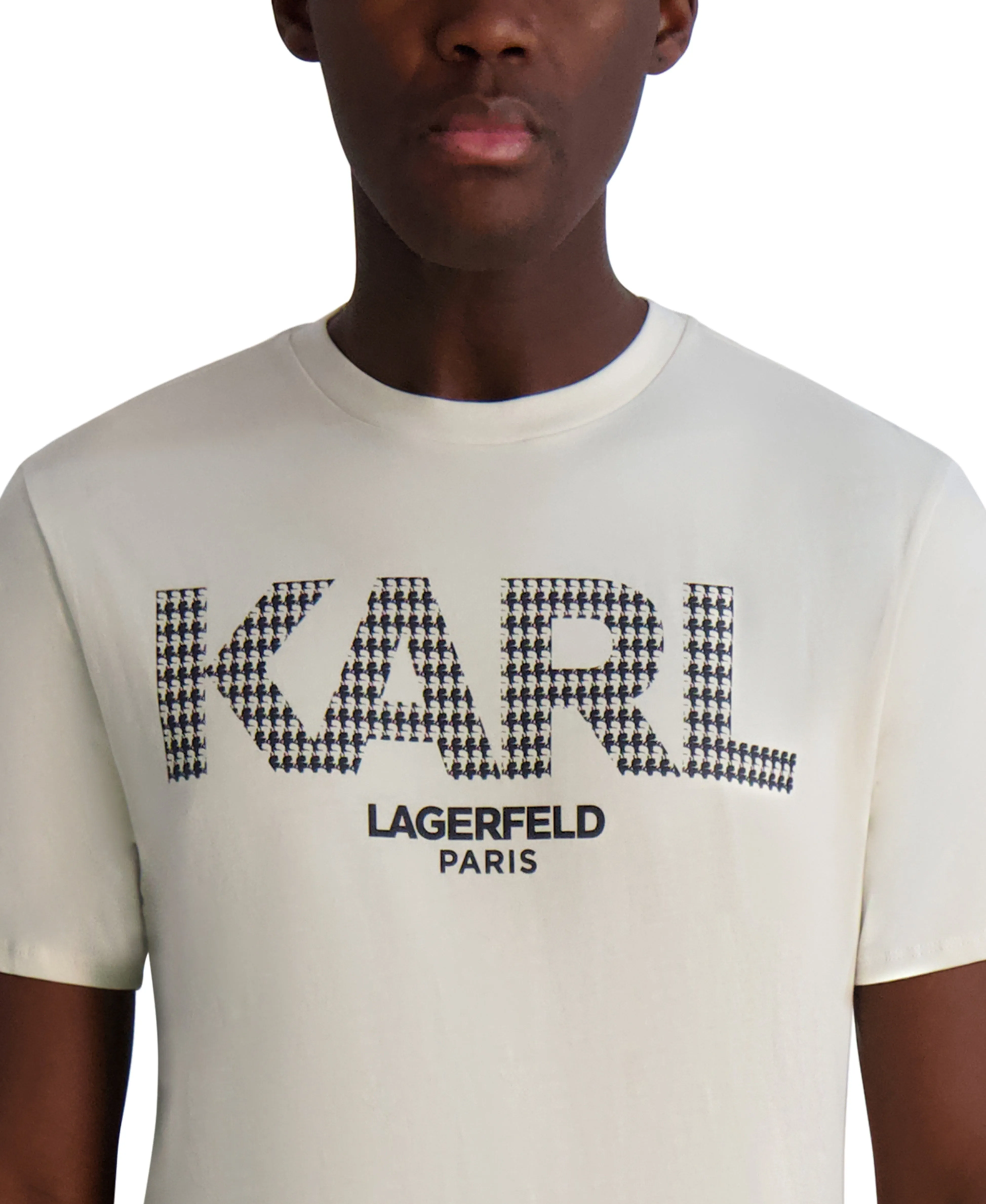 COLOR BLOCKED LOGO TEE sold by Karl Lagerfeld Paris product image thumbnail 5