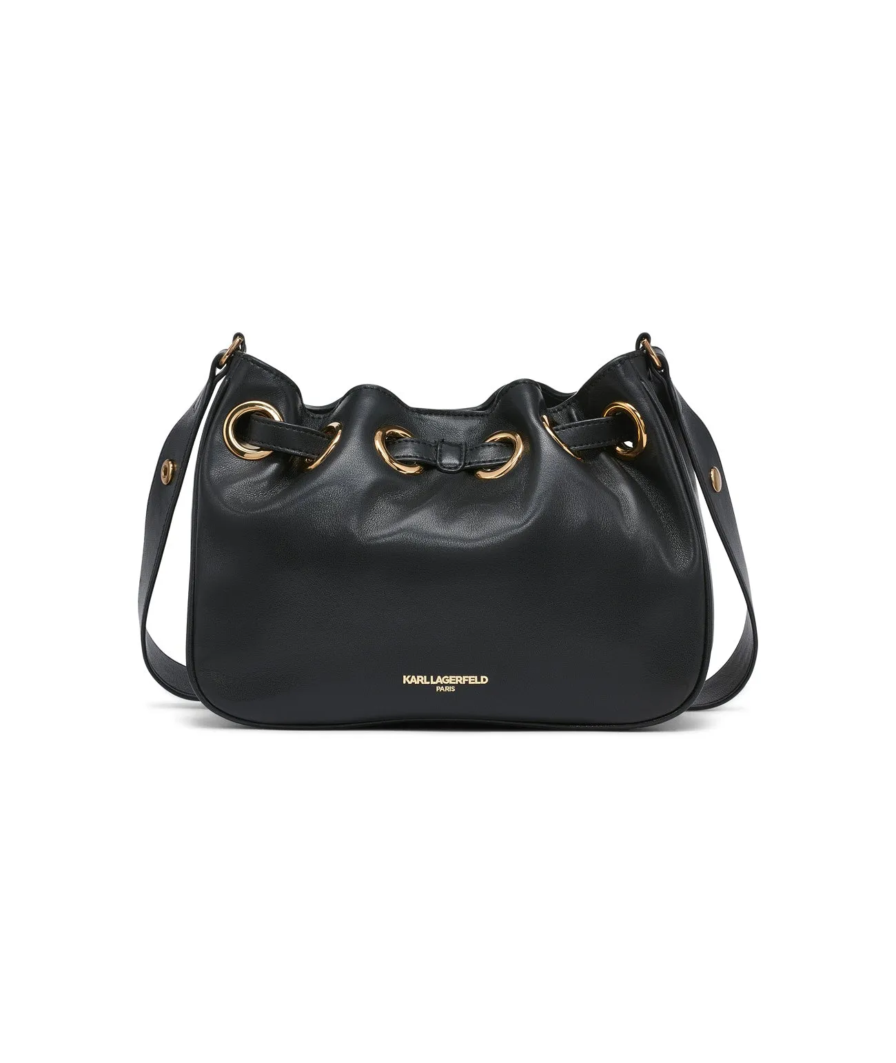 DESIREE SMALL LEATHER HOBO BAG sold by Karl Lagerfeld Paris product image thumbnail 3