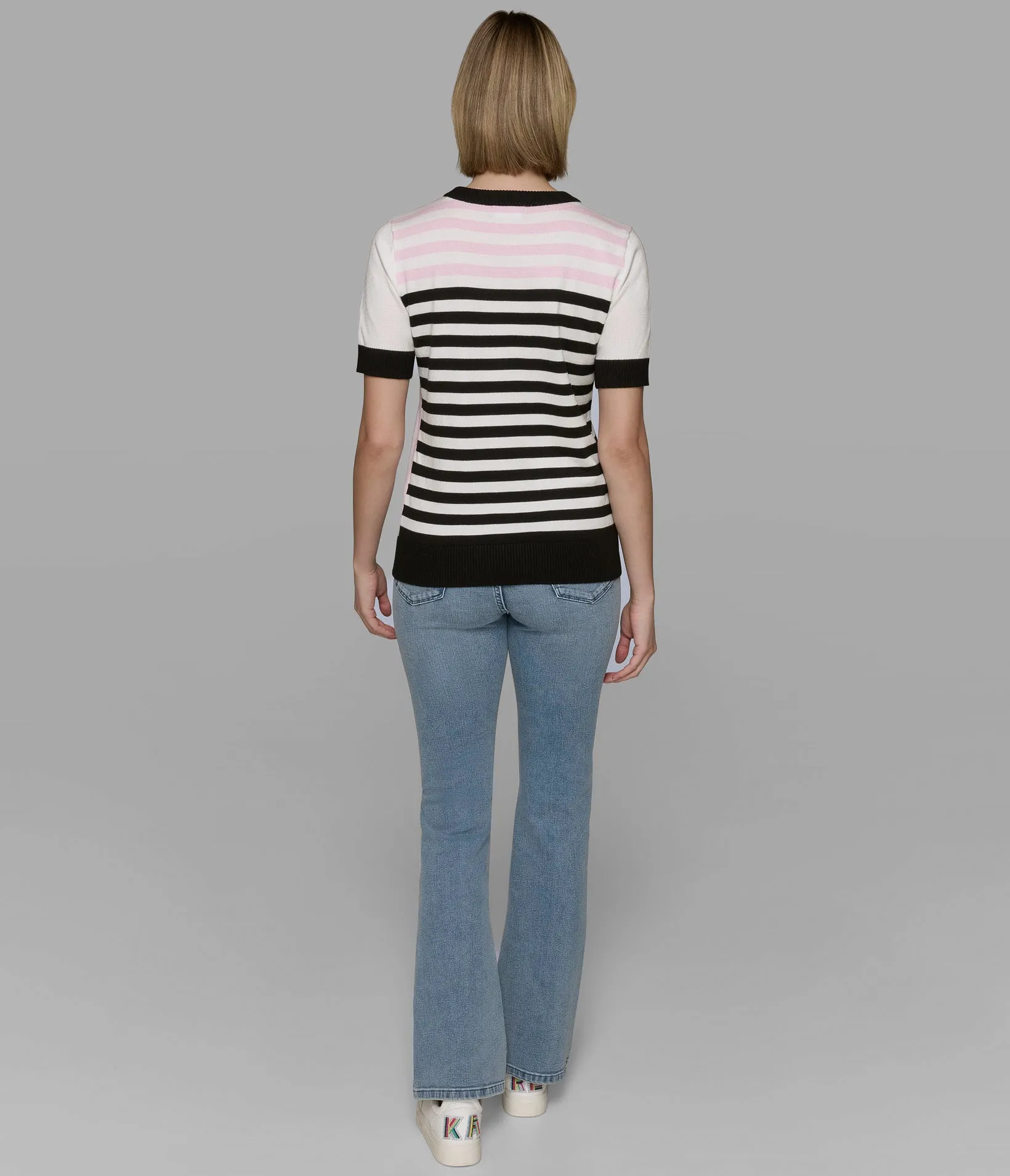 COLORBLOCK STRIPE SWEATER sold by Karl Lagerfeld Paris product image thumbnail 2