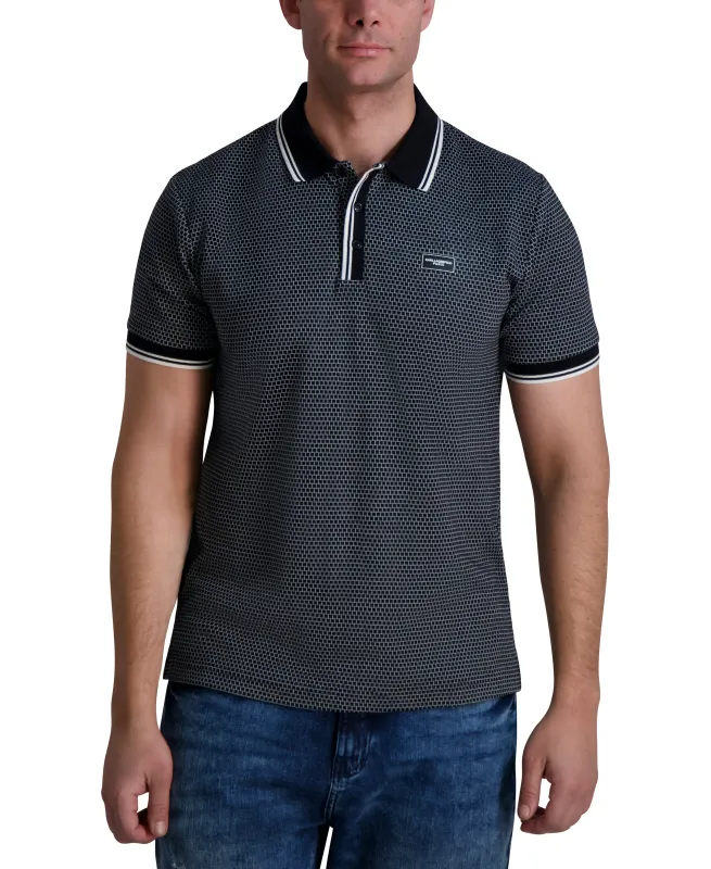 TEXTURED PERFORMANCE POLO sold by Karl Lagerfeld Paris