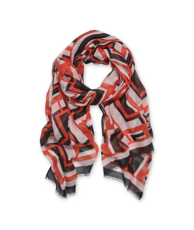 DOUBLE L OVERSIZED WRAP PARFAIT PINK sold by Karl Lagerfeld Paris