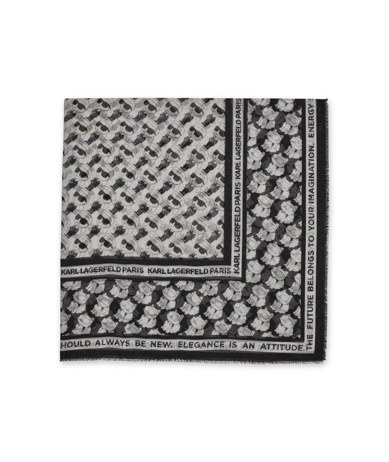 CHOUPETTE & KARL SQUARE sold by Karl Lagerfeld Paris product image thumbnail 3