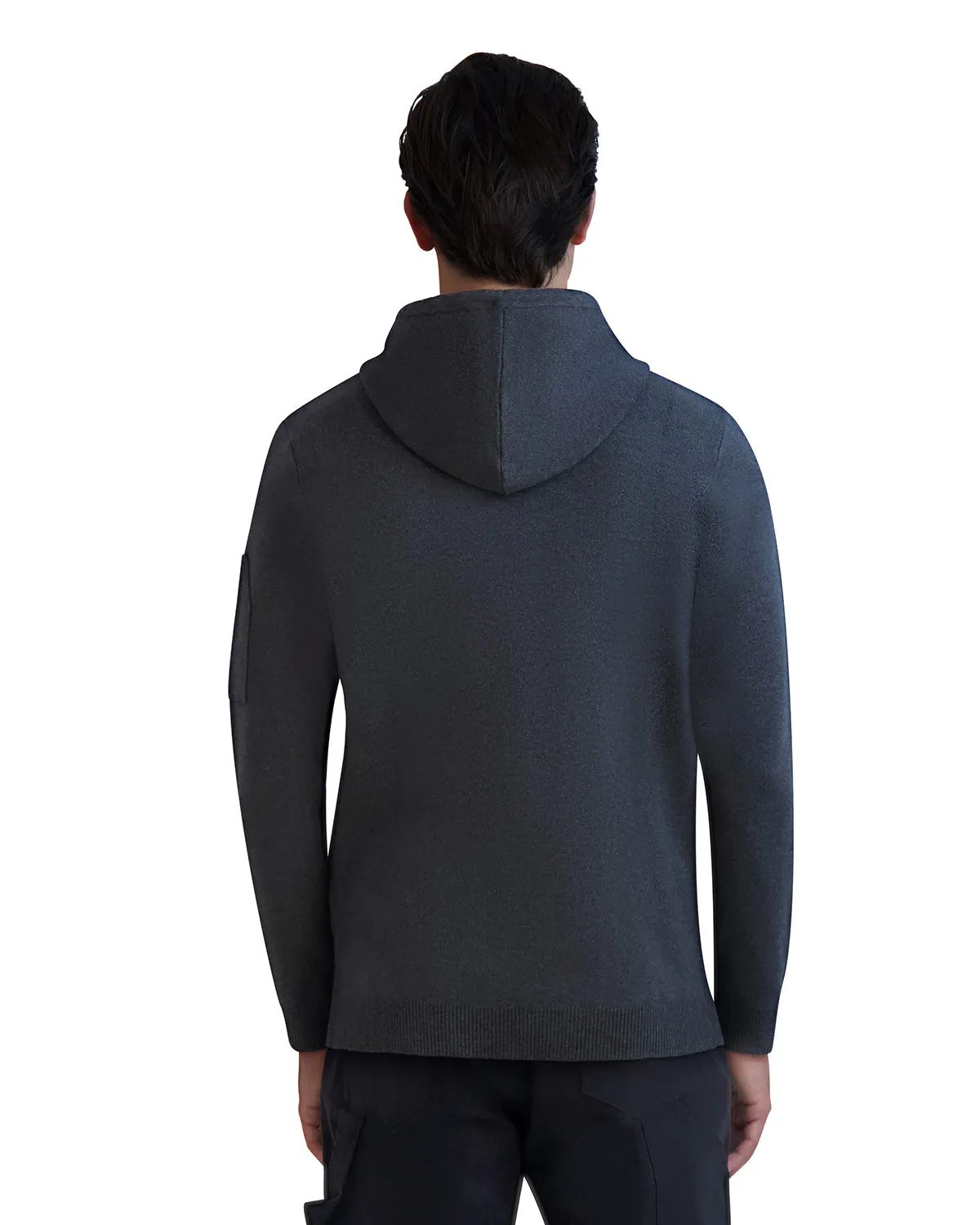 ZIPPER SLEEVE SWEATER HOODIE sold by Karl Lagerfeld Paris product image thumbnail 2