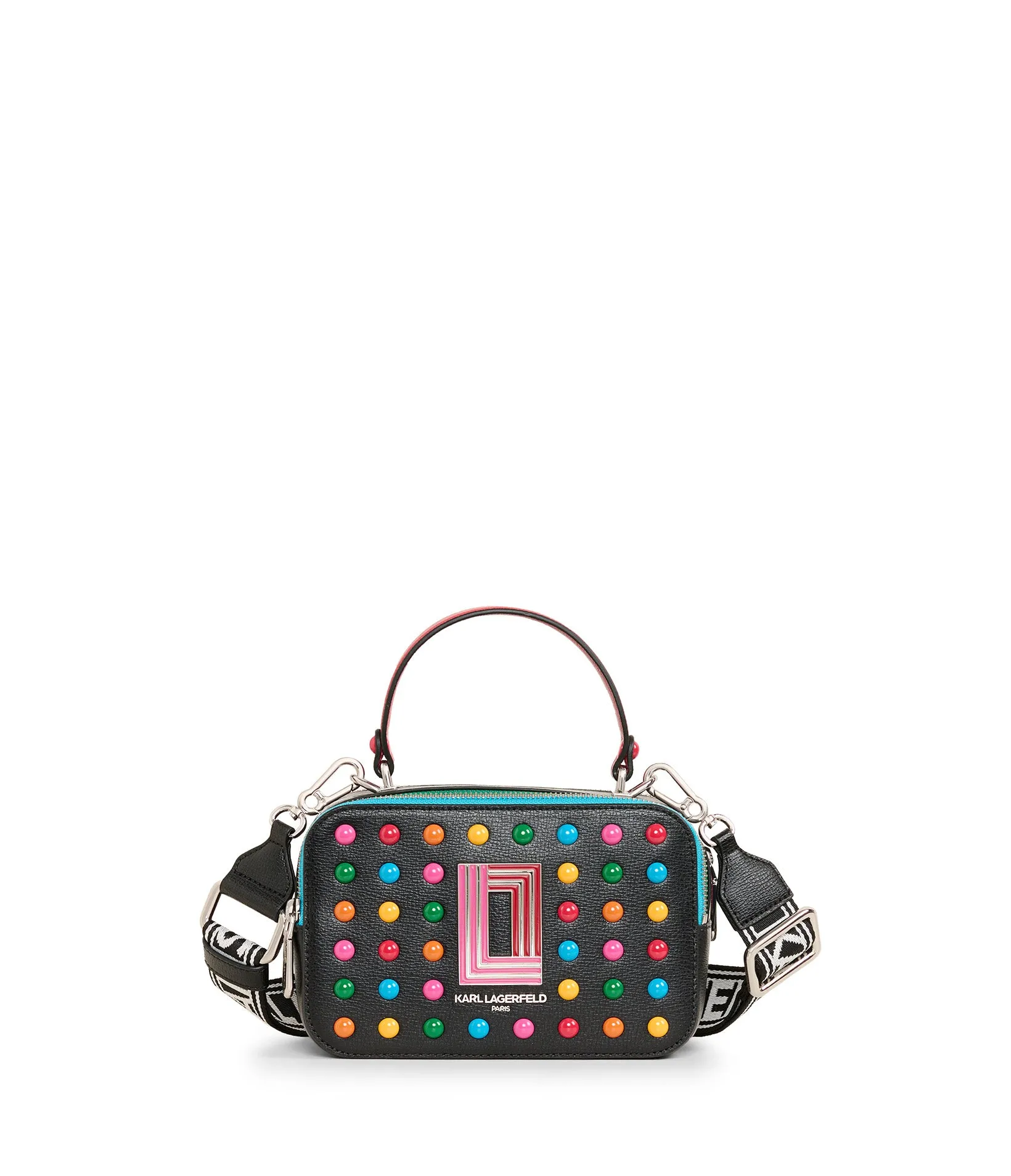 SIMONE DOTS FLAP CROSSBODY sold by Karl Lagerfeld Paris