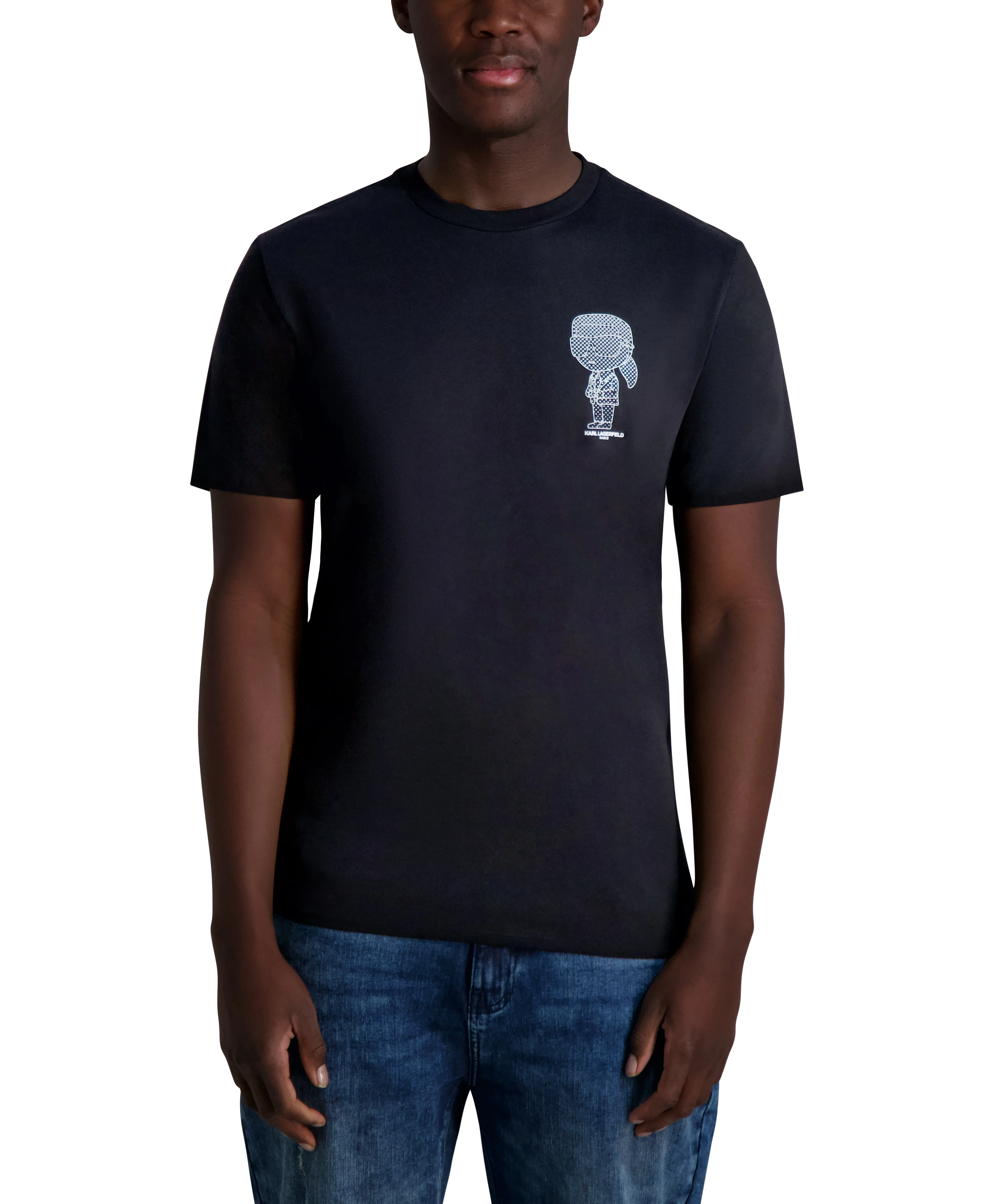 PIXELATED KARL LOGO TEE sold by Karl Lagerfeld Paris
