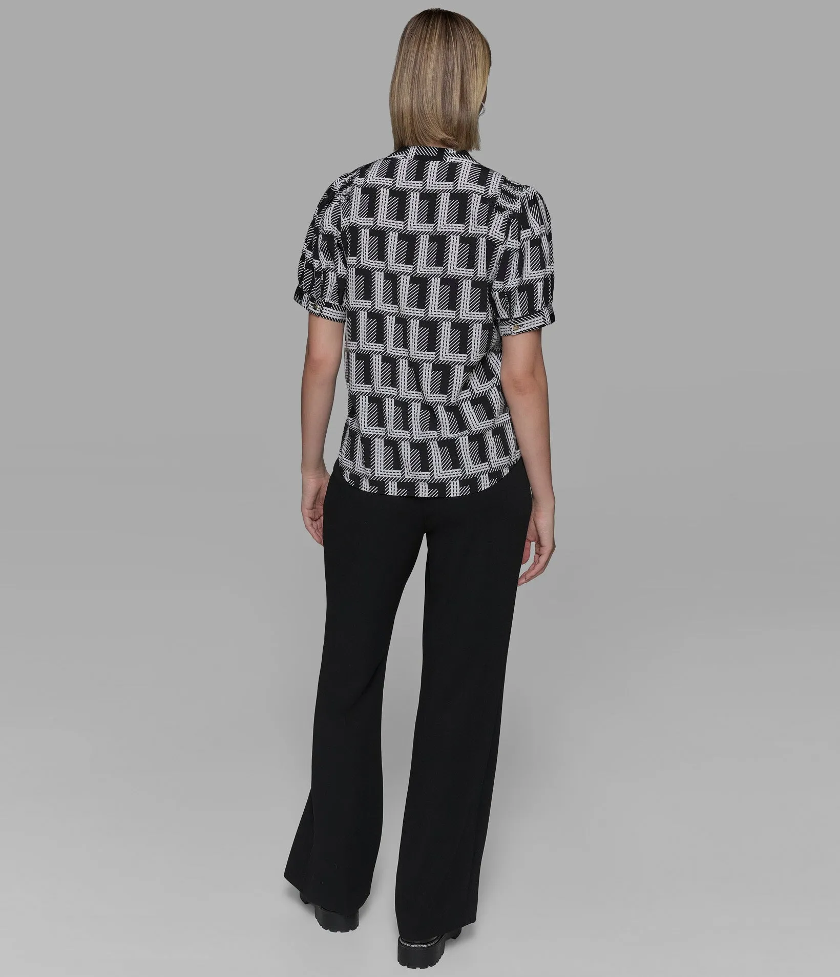 SHORT SLEEVE DOUBLE L CAMP SHIRT sold by Karl Lagerfeld Paris product image thumbnail 2