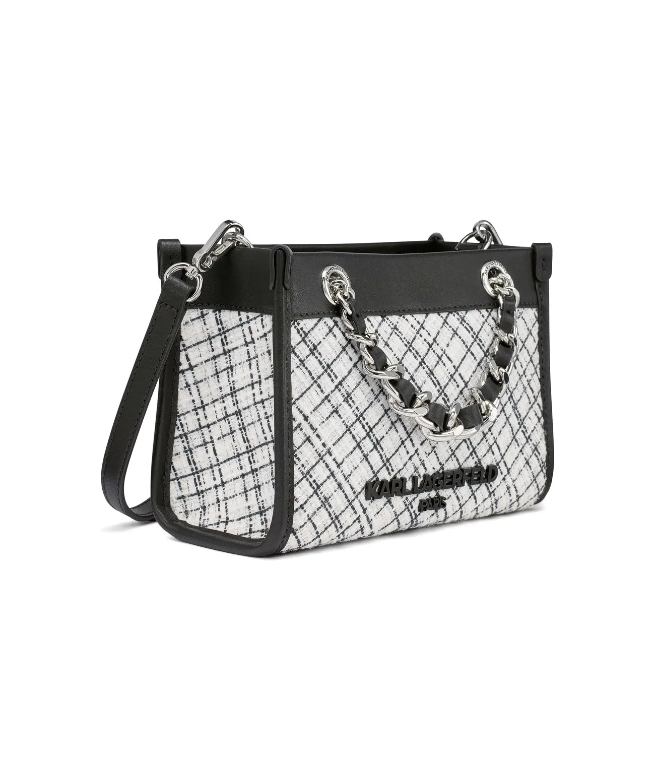 SAVOIE SMALL TWEED CROSSBODY sold by Karl Lagerfeld Paris product image thumbnail 3
