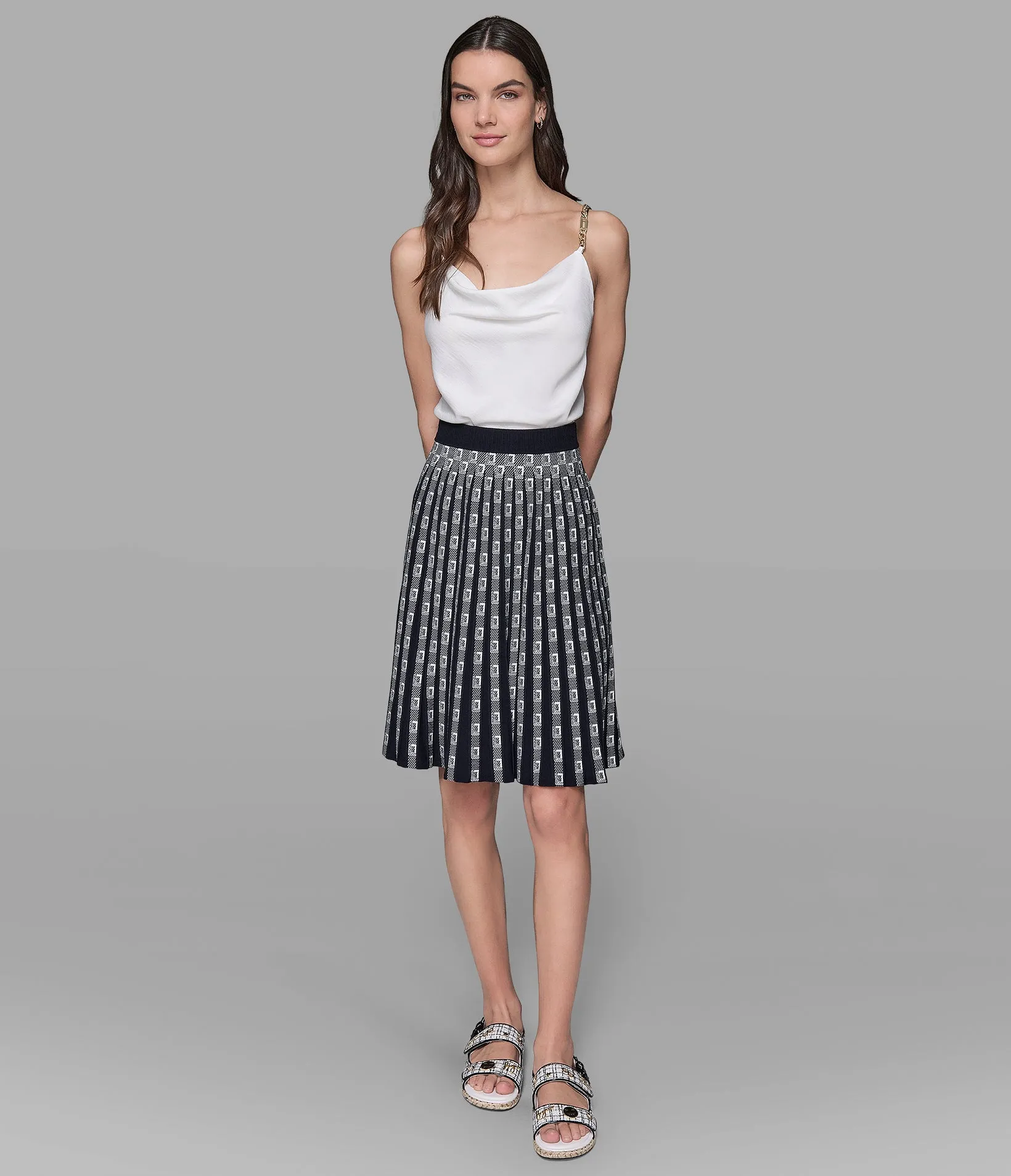 CAPSULE SWEATER SKIRT sold by Karl Lagerfeld Paris product image thumbnail 4