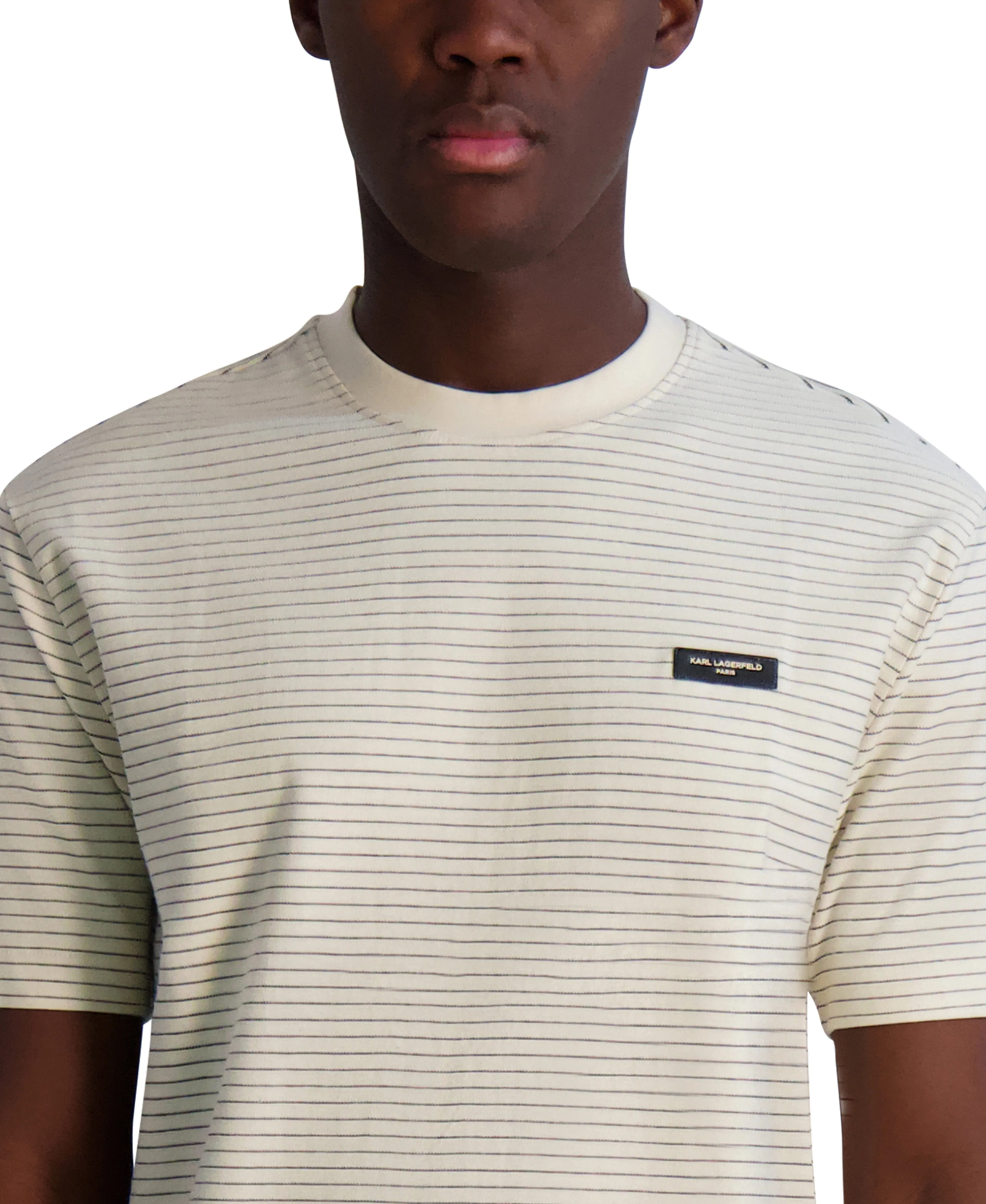 TEXTURED STRIPE TEE sold by Karl Lagerfeld Paris product image thumbnail 5