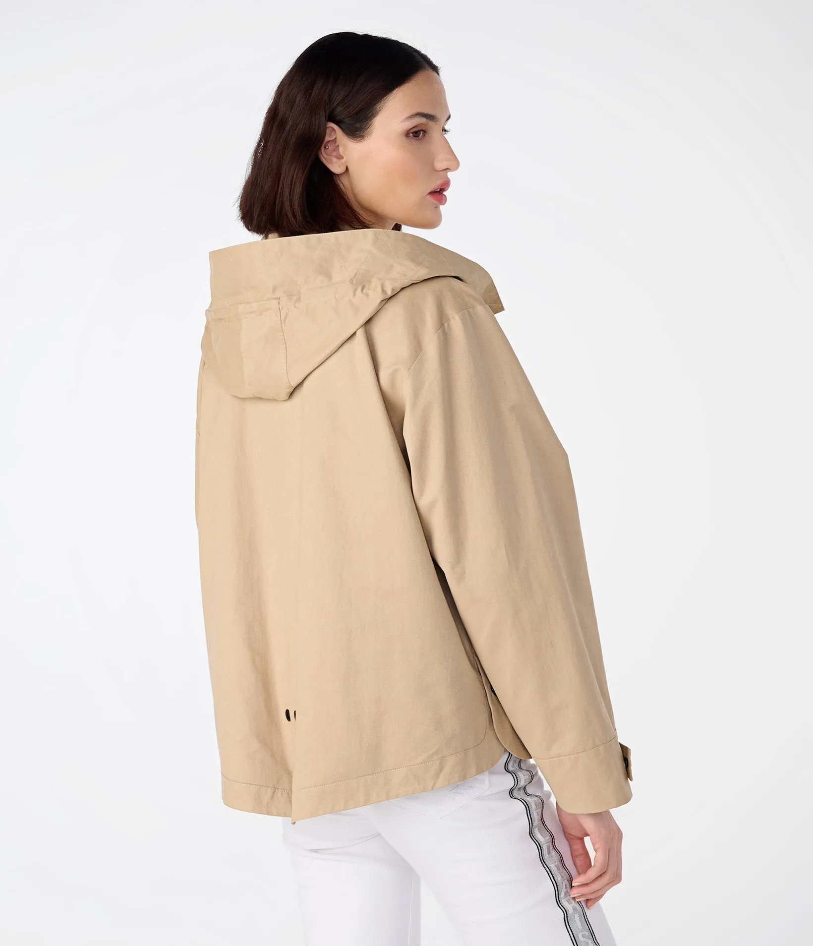 BOXY SHORT ANORAK JACKET sold by Karl Lagerfeld Paris product image thumbnail 2