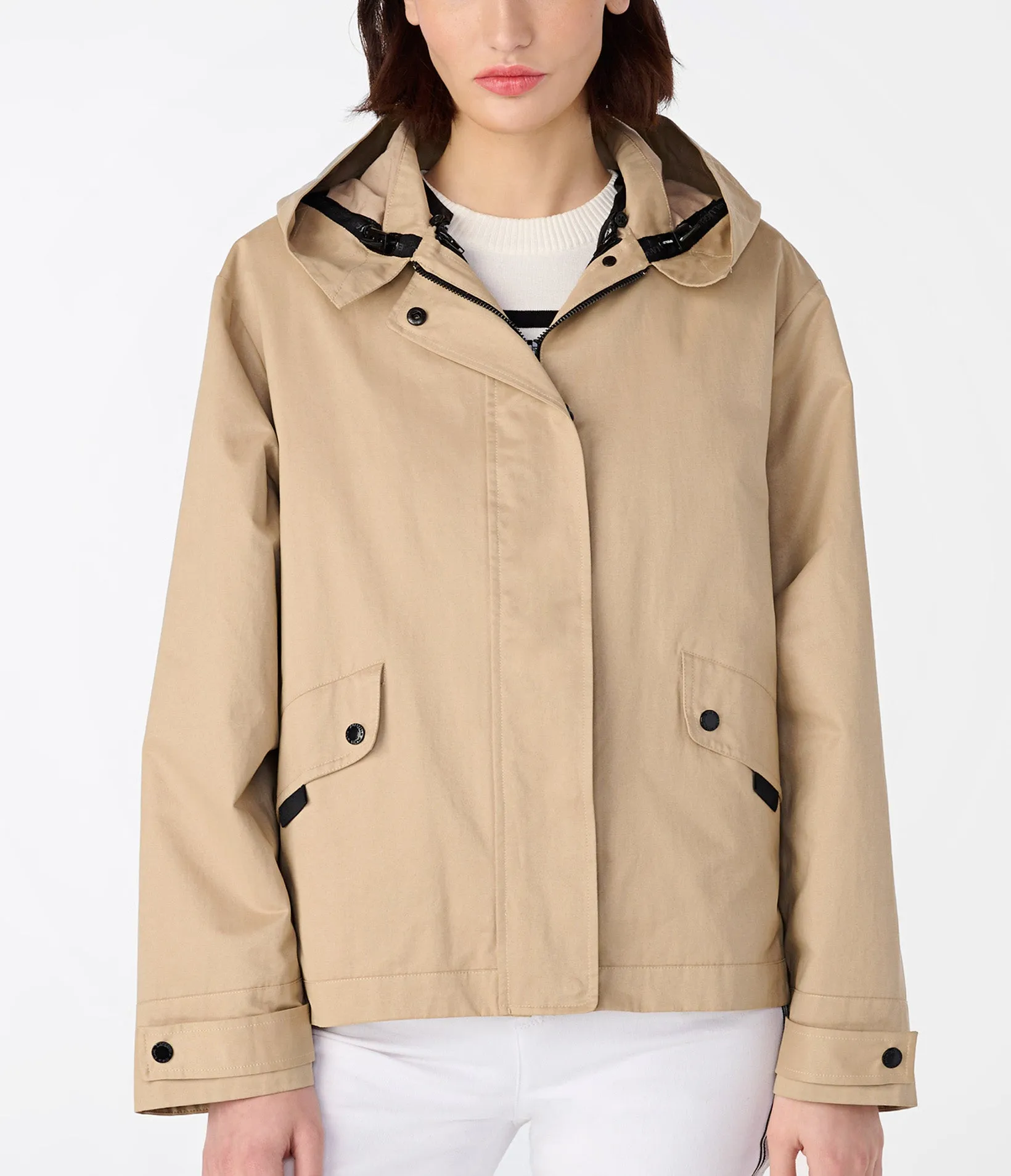 BOXY SHORT ANORAK JACKET sold by Karl Lagerfeld Paris product image thumbnail 3