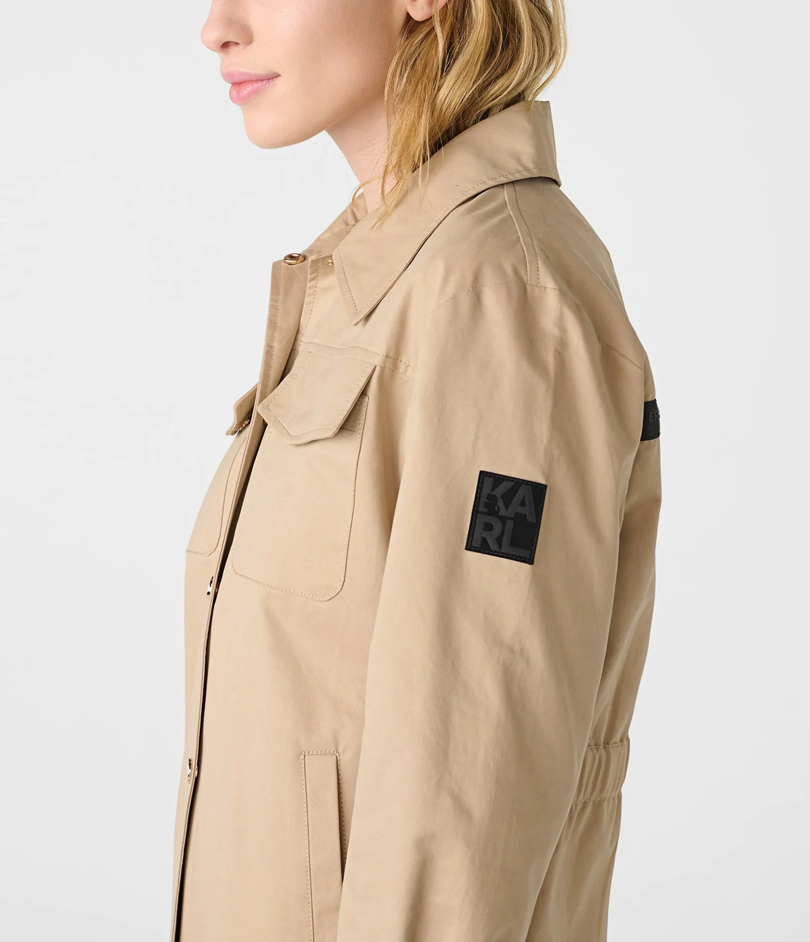 OVERSIZED SHIRT JACKET sold by Karl Lagerfeld Paris product image thumbnail 5