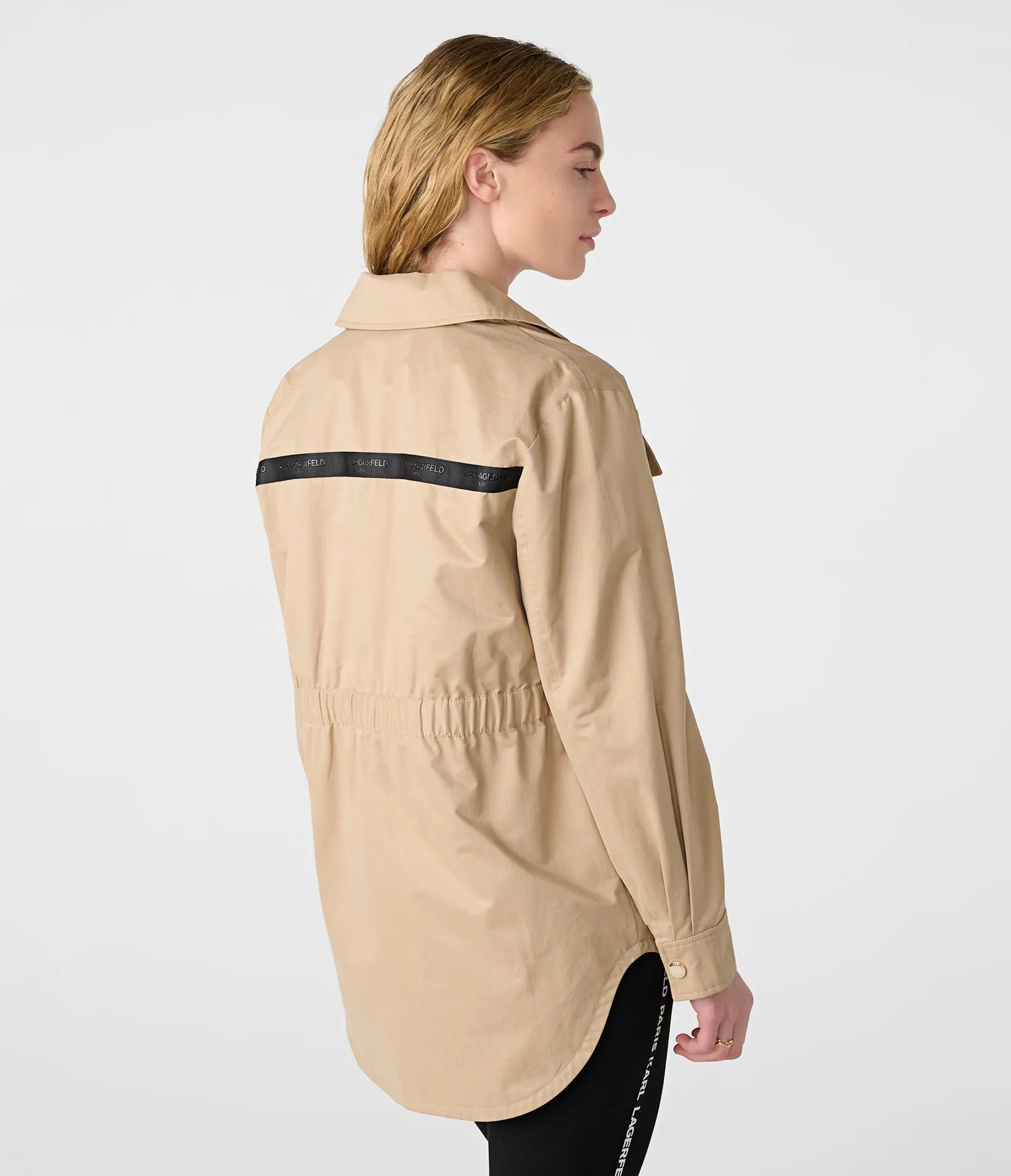 OVERSIZED SHIRT JACKET sold by Karl Lagerfeld Paris product image thumbnail 2