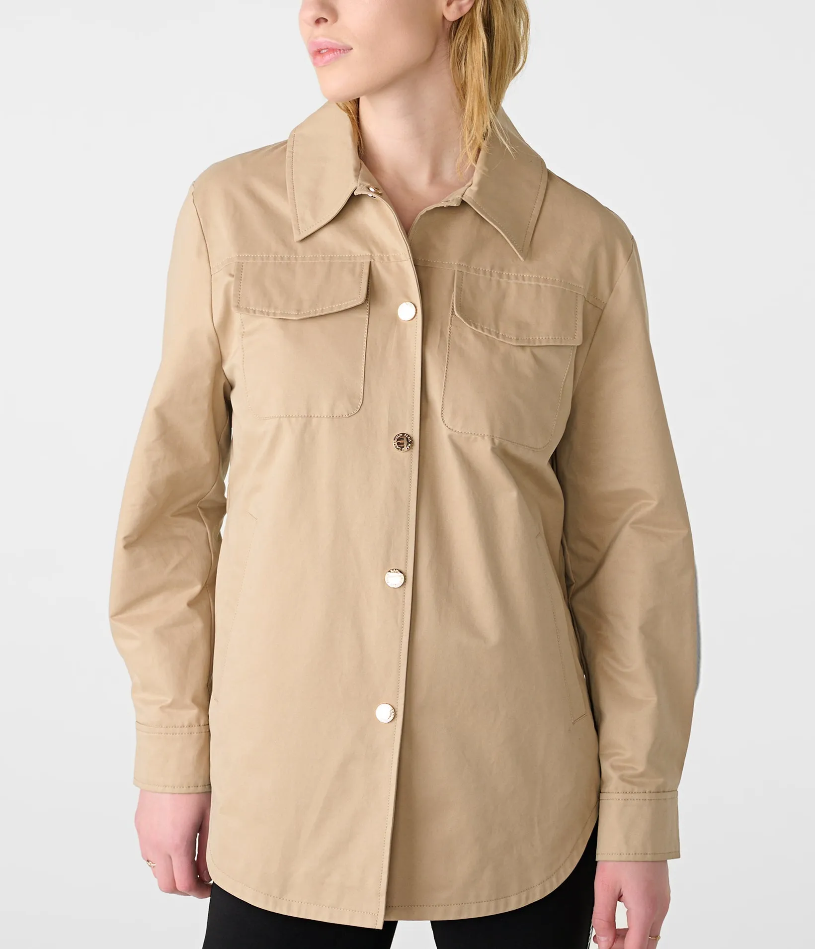 OVERSIZED SHIRT JACKET sold by Karl Lagerfeld Paris product image thumbnail 3