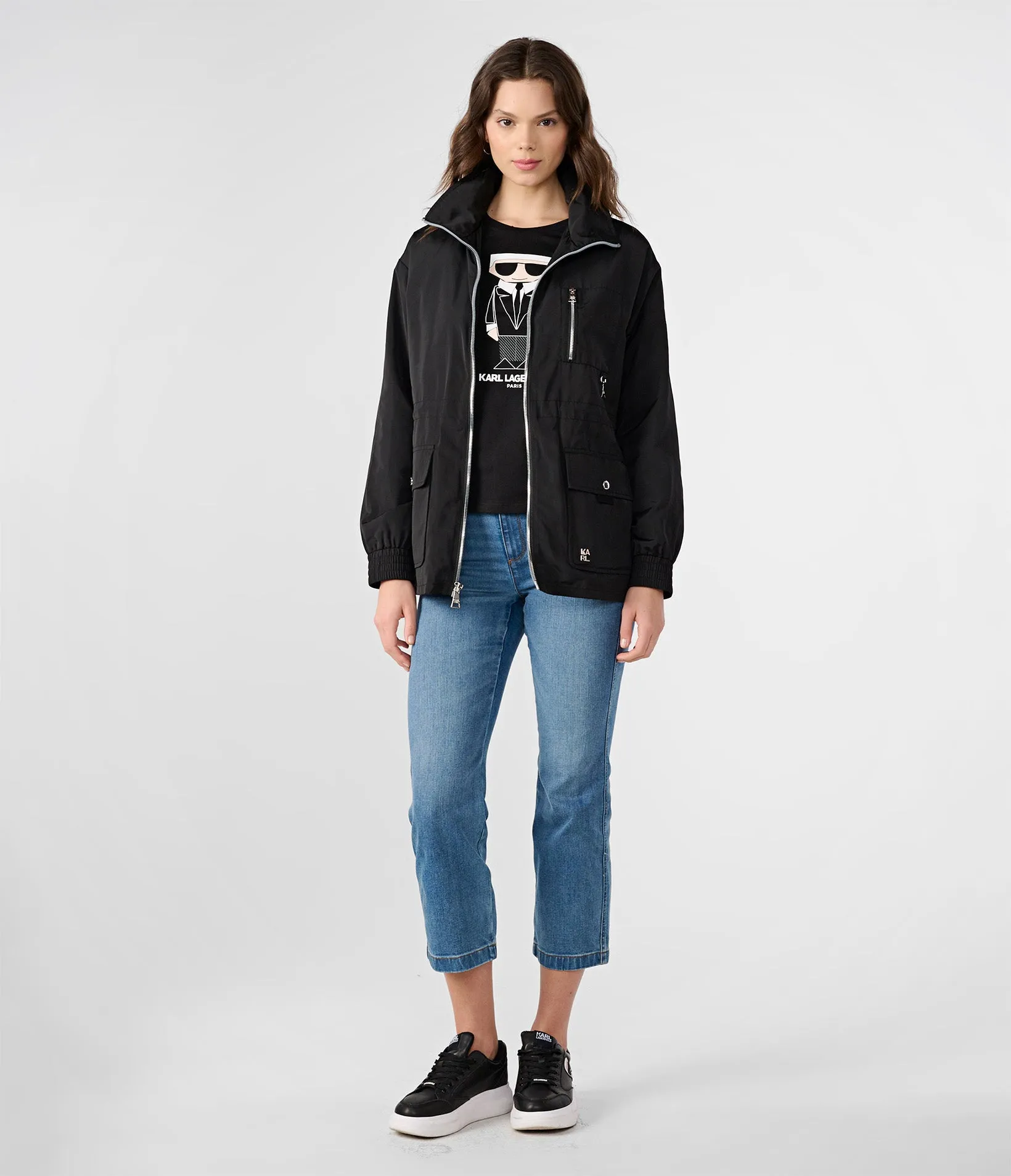 HIDDEN HOOD ANORAK sold by Karl Lagerfeld Paris product image thumbnail 4