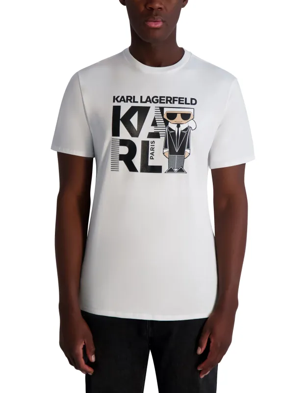 KOCKTAIL KARL LOGO TEE sold by Karl Lagerfeld Paris
