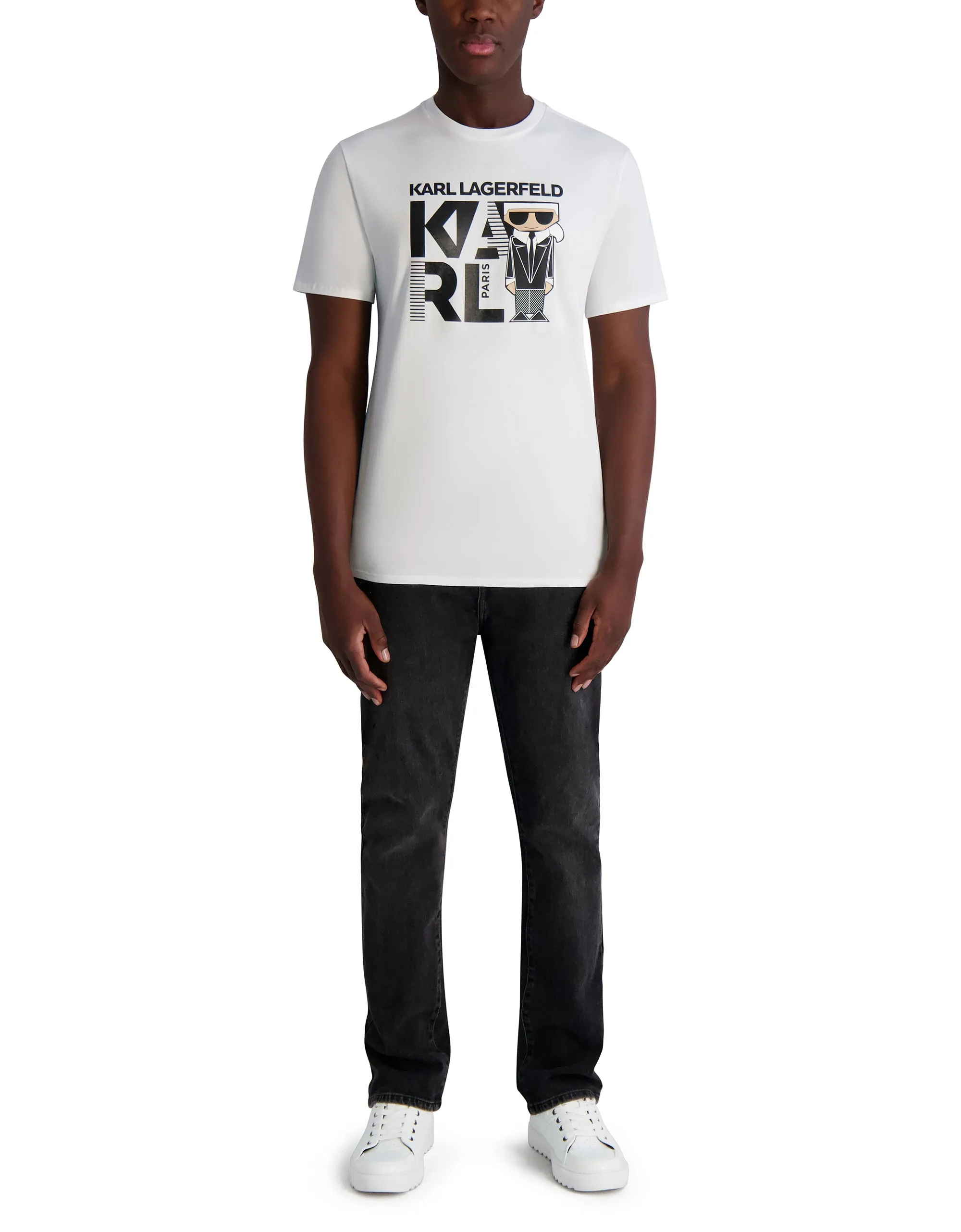 KOCKTAIL KARL LOGO TEE sold by Karl Lagerfeld Paris product image thumbnail 4