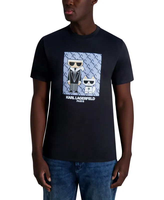 KOCKTAIL KARL AND CHOUPETTE TEE sold by Karl Lagerfeld Paris