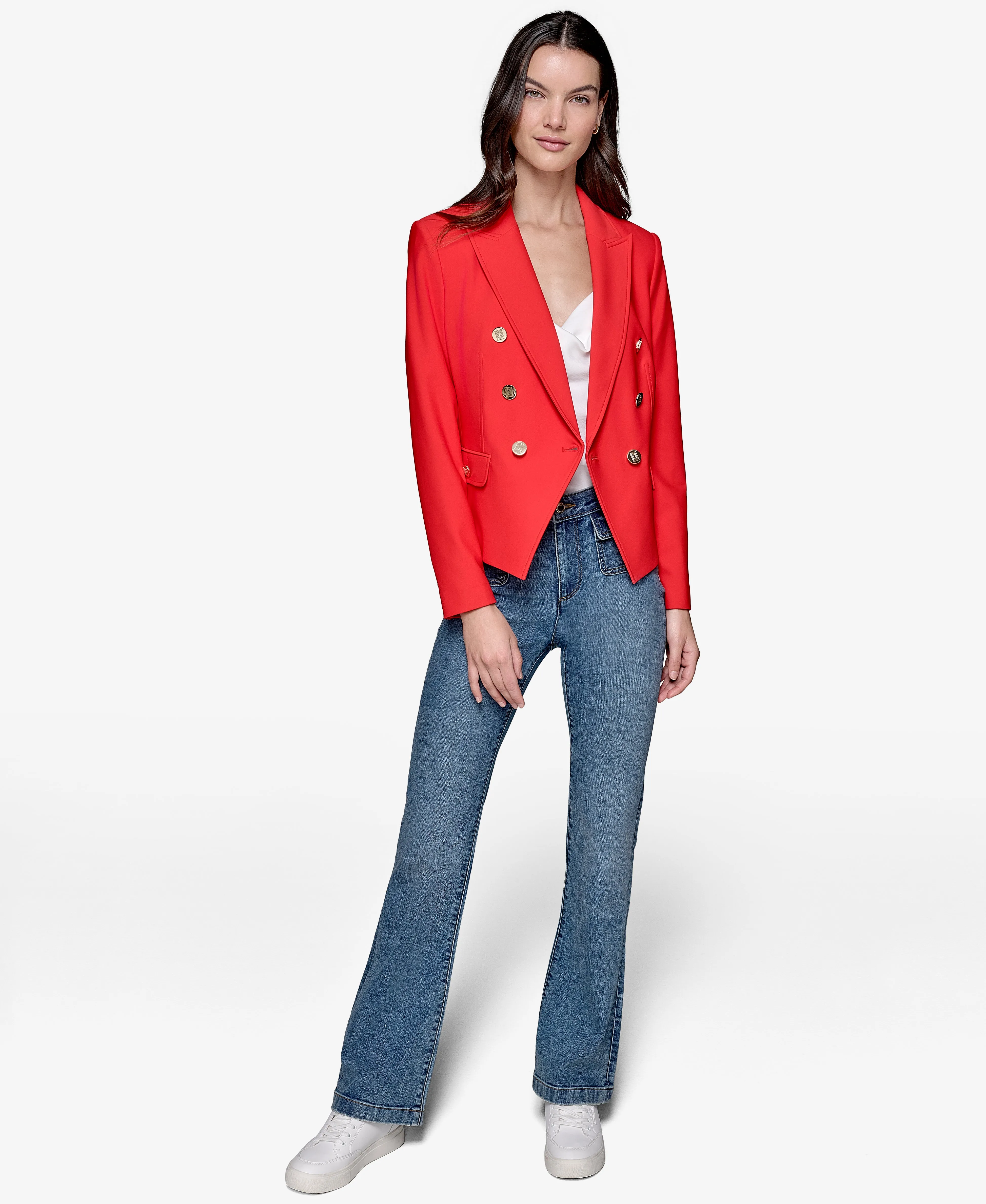 NYLON COMPRESSION BLAZER sold by Karl Lagerfeld Paris product image thumbnail 3