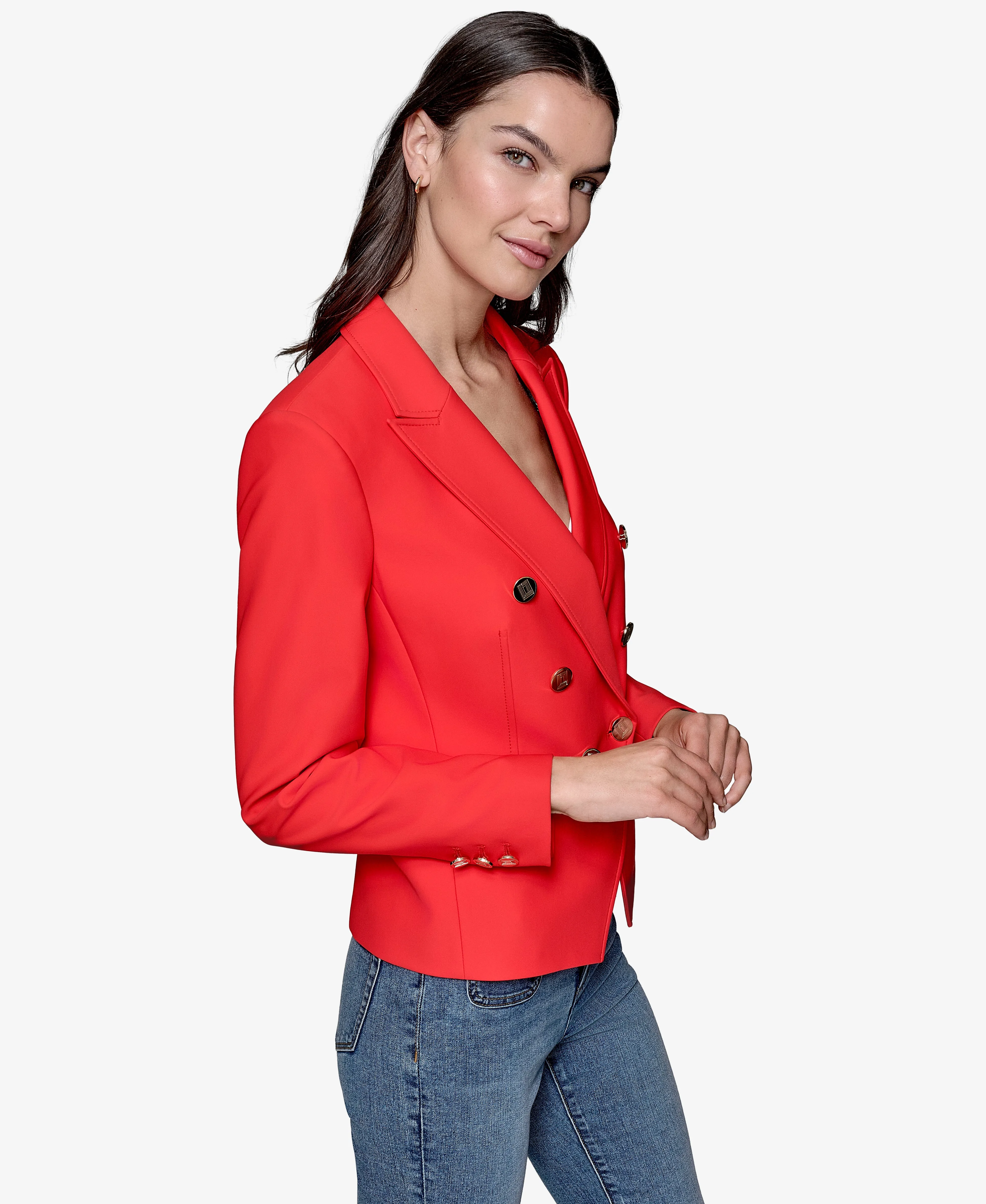 NYLON COMPRESSION BLAZER sold by Karl Lagerfeld Paris product image thumbnail 4