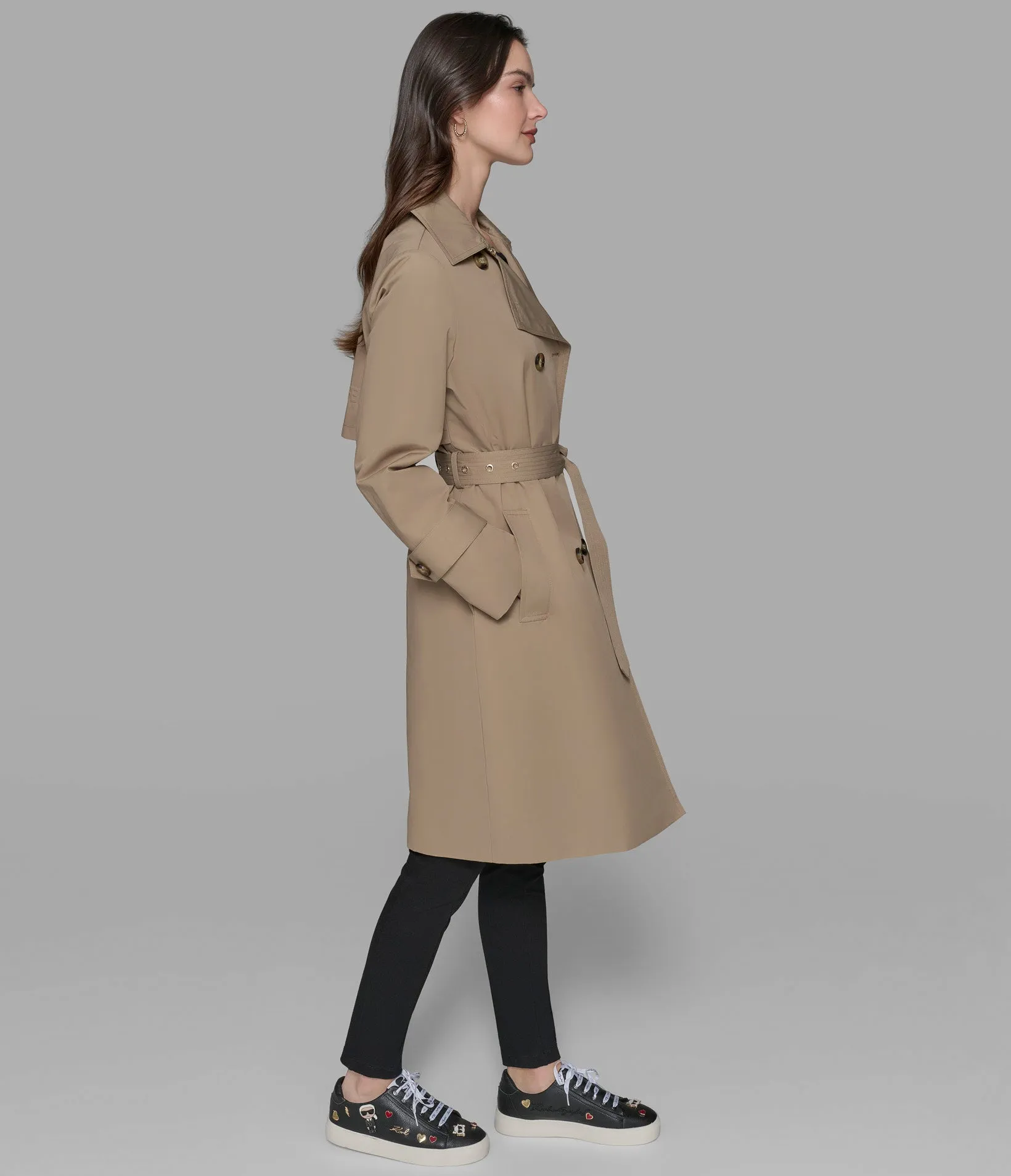 TRENCH WITH EMBOSSED LOGO BACK sold by Karl Lagerfeld Paris product image thumbnail 5