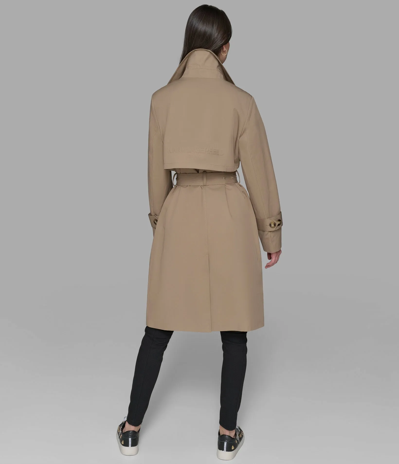 TRENCH WITH EMBOSSED LOGO BACK sold by Karl Lagerfeld Paris product image thumbnail 2