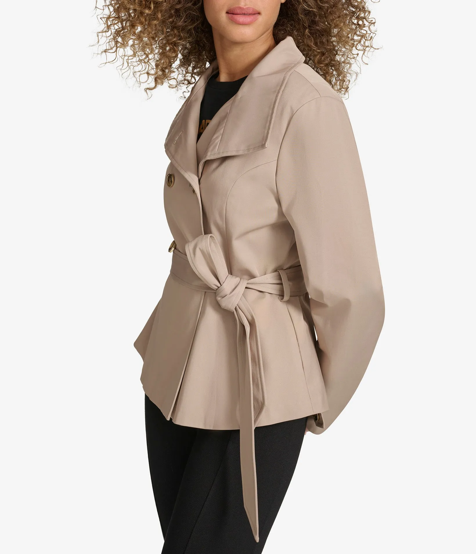 PEPLUM TRENCH sold by Karl Lagerfeld Paris product image thumbnail 3