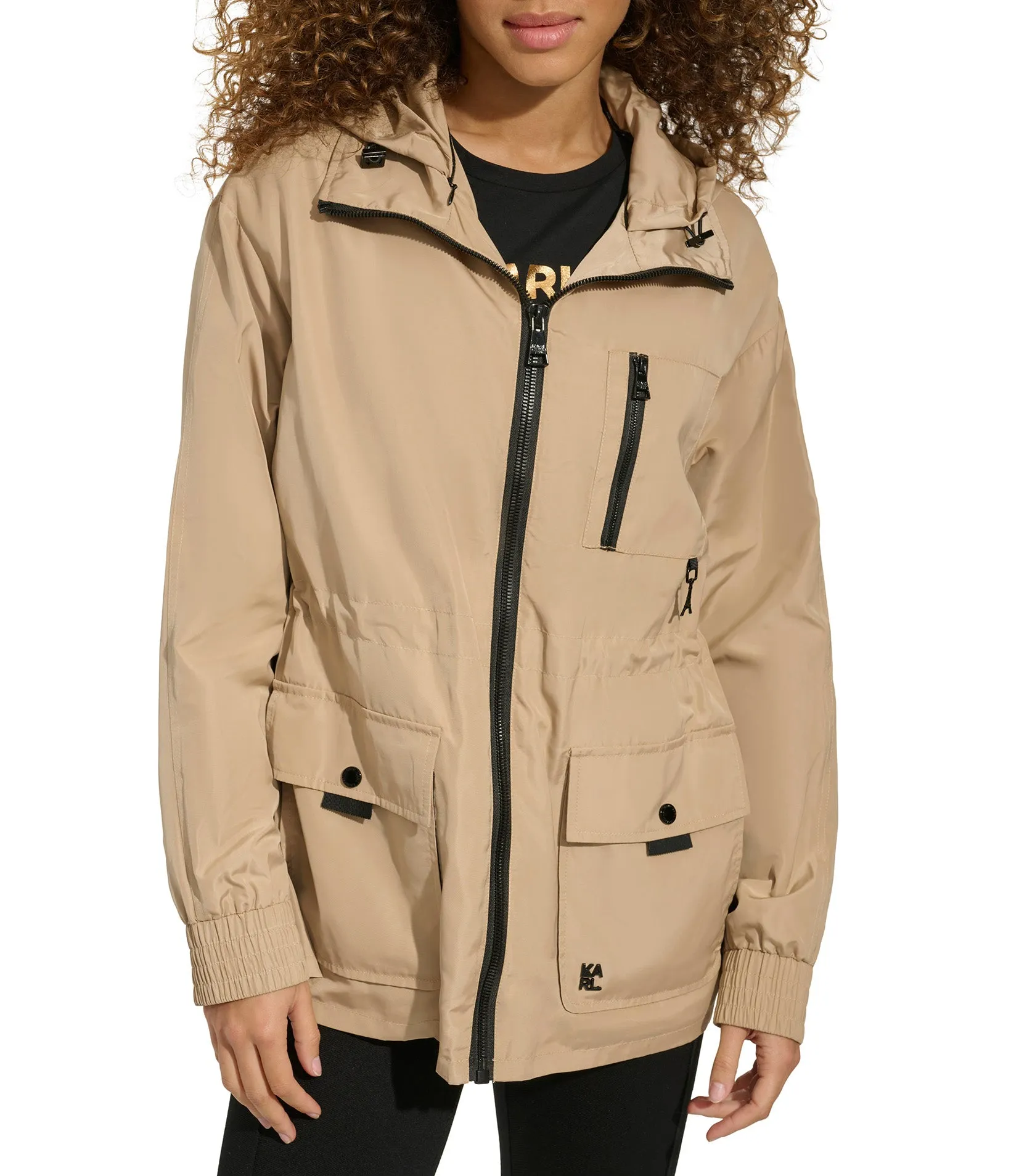 HIDDEN HOOD ANORAK sold by Karl Lagerfeld Paris