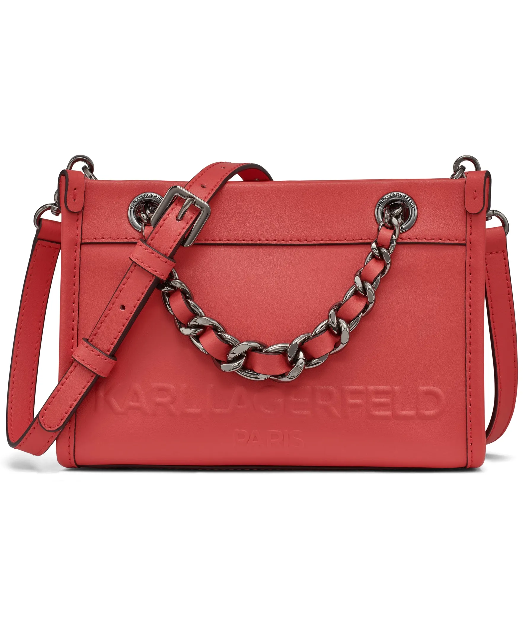 SAVOIE SMALL LEATHER CROSSBODY sold by Karl Lagerfeld Paris