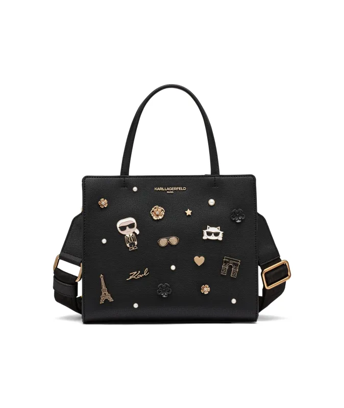 MAYBELLE DUO TOP HANDLE SATCHEL sold by Karl Lagerfeld Paris