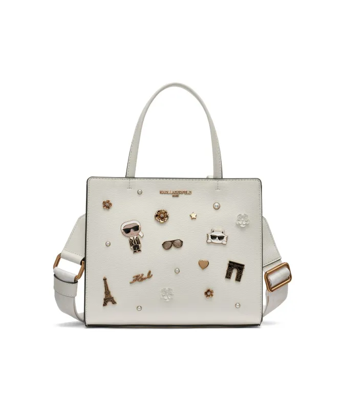 MAYBELLE DUO TOP HANDLE SATCHEL sold by Karl Lagerfeld Paris