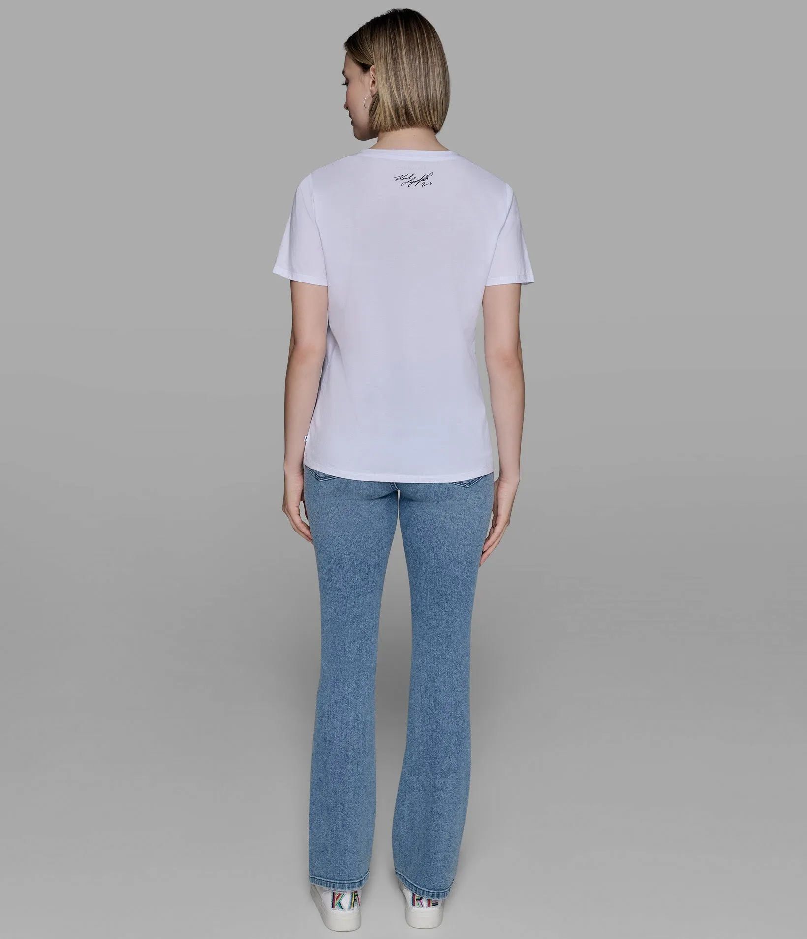 LUXE WHIMSY FLORAL TEE sold by Karl Lagerfeld Paris product image thumbnail 2